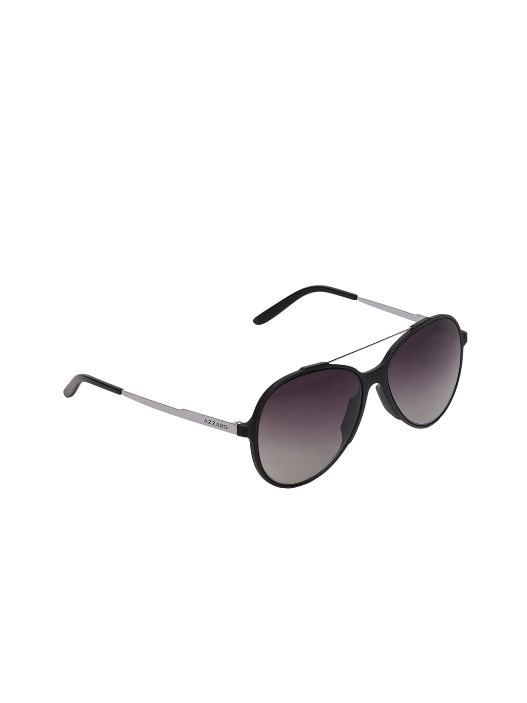 

Azzaro Men Aviator Sunglasses With UV Protected Lens, Black
