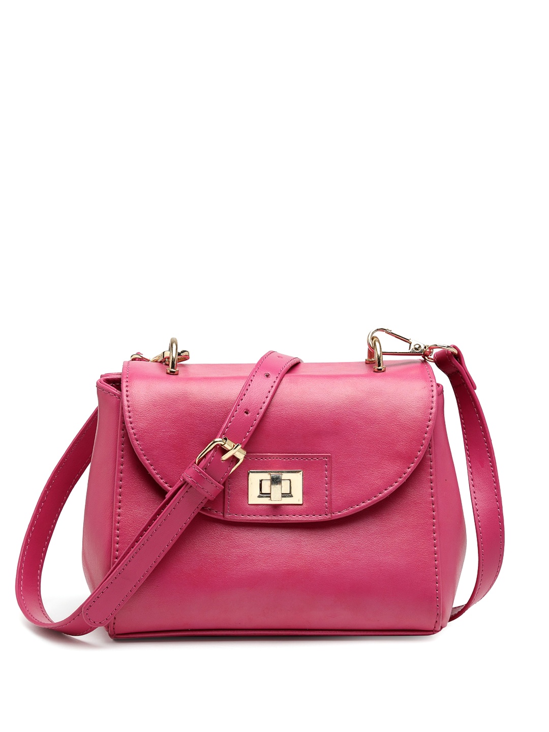 

AQUATAN Textured Structured Sling Bag, Pink