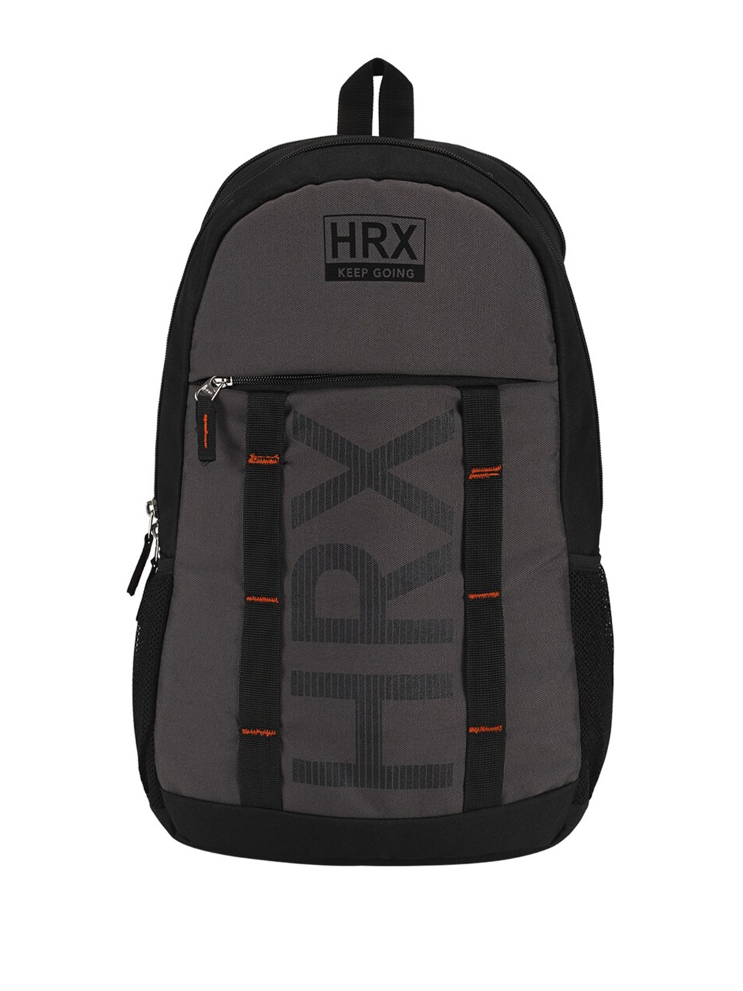 

HRX by Hrithik Roshan Unisex Brand Logo Backpack, Grey
