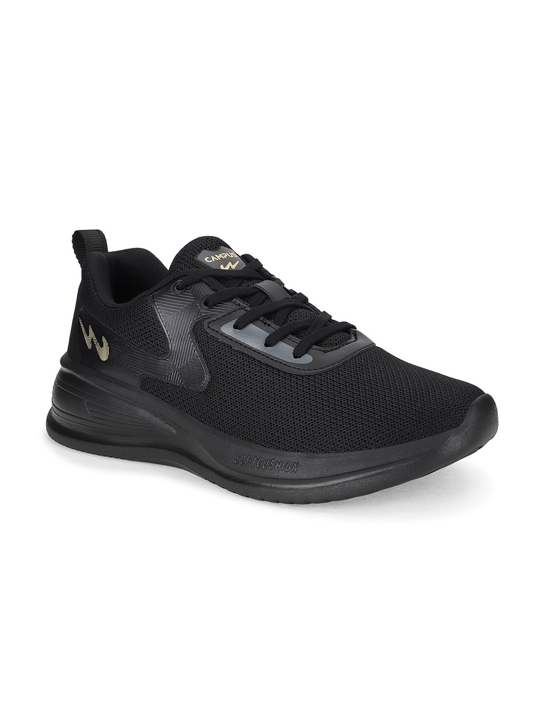 

Campus Men Mateo Running Shoes, Black