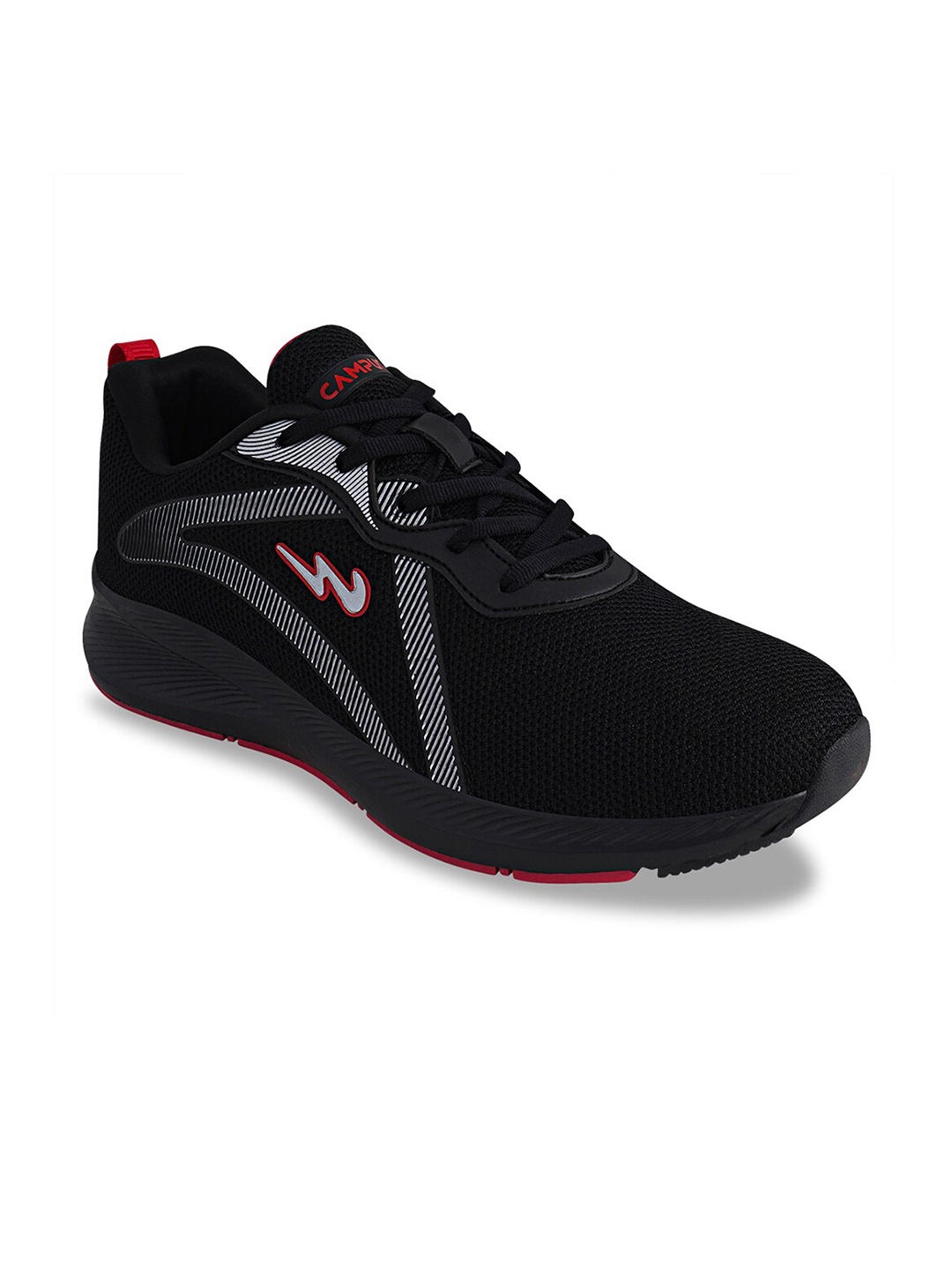 

Campus Men AVANT Mesh Memory Tech Lite Insole Running Shoes, Black