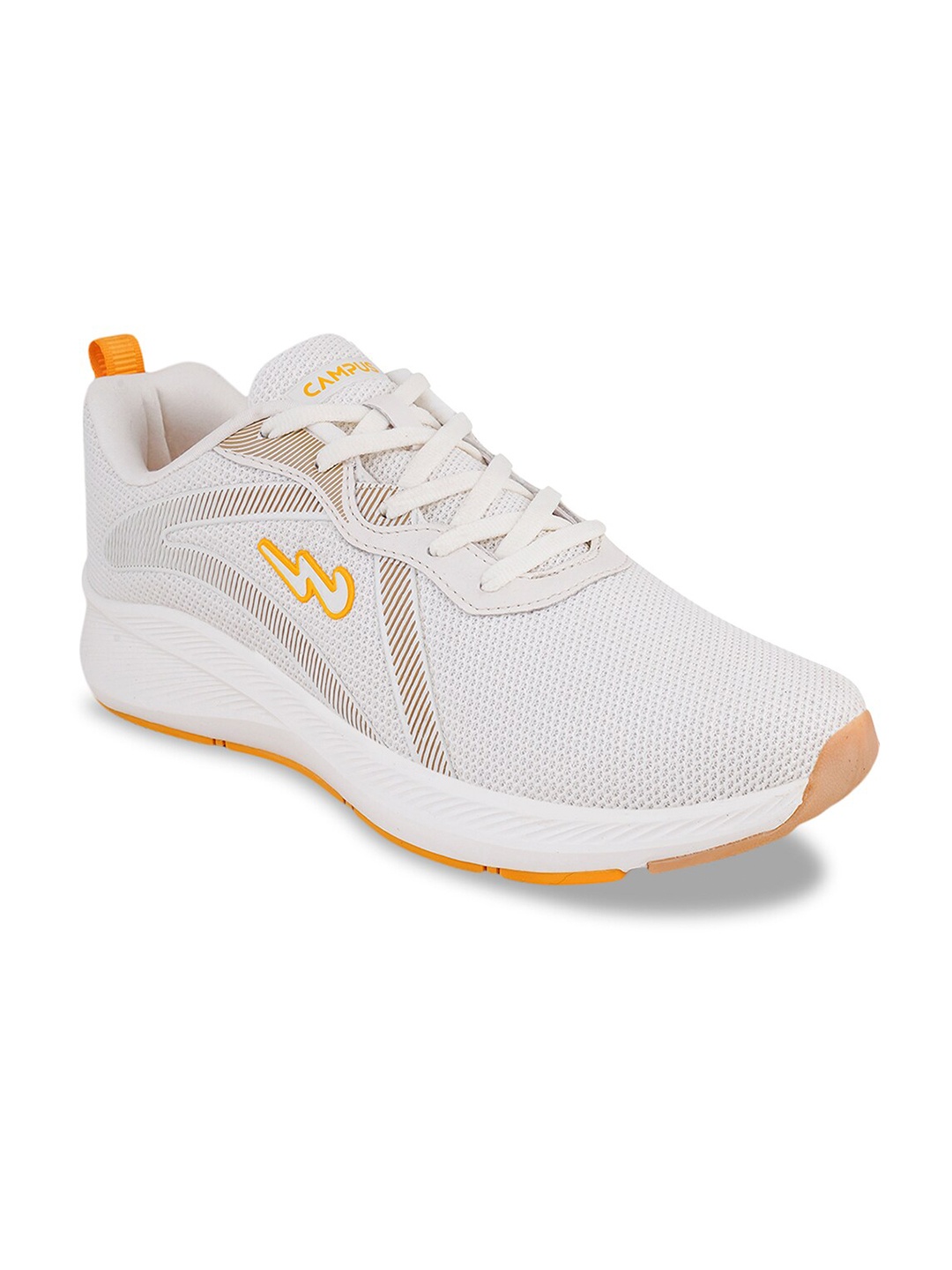 

Campus Men AVANT Mesh Memory Tech Lite Insole Running Shoes, Off white