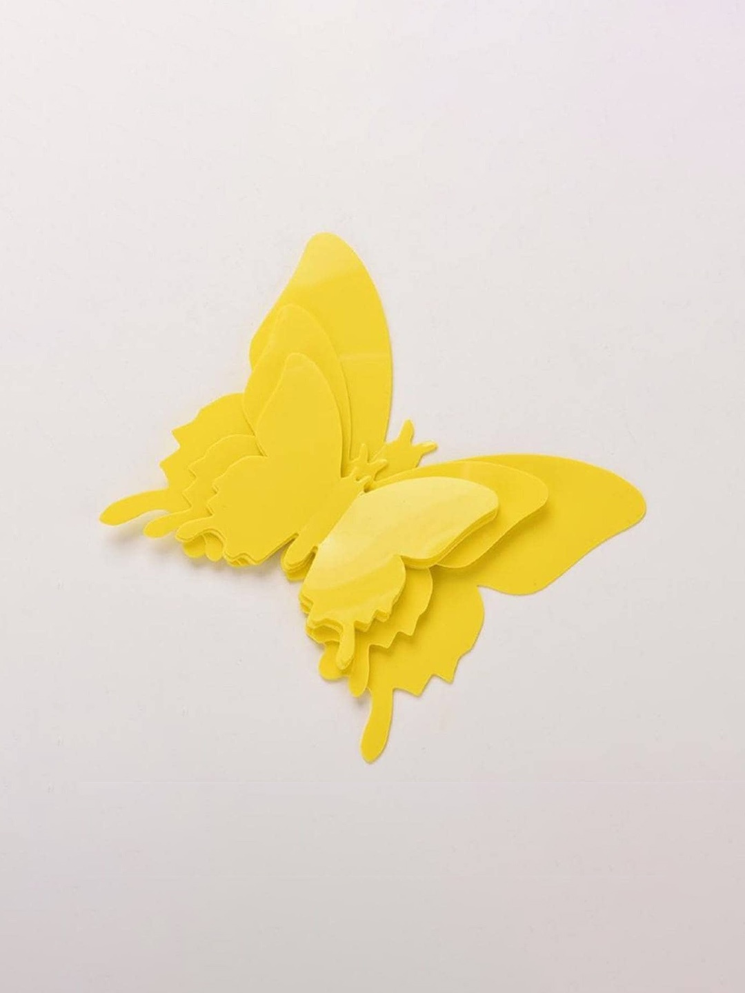 

Jaamso Royals Yellow 3D Butterflies Wall Sticker