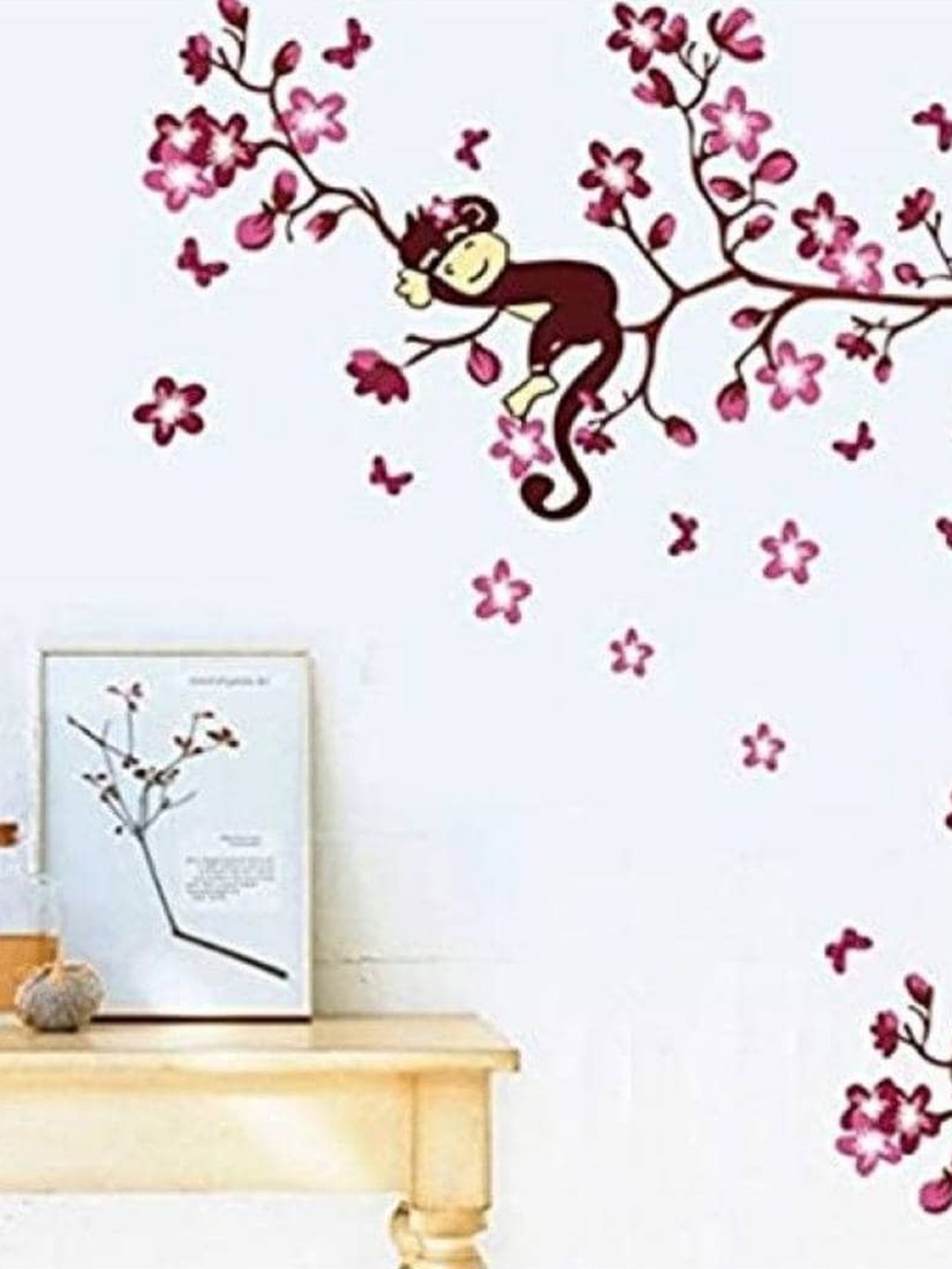 

Jaamso Royals Pink Birds PVC Removable Wall Sticker