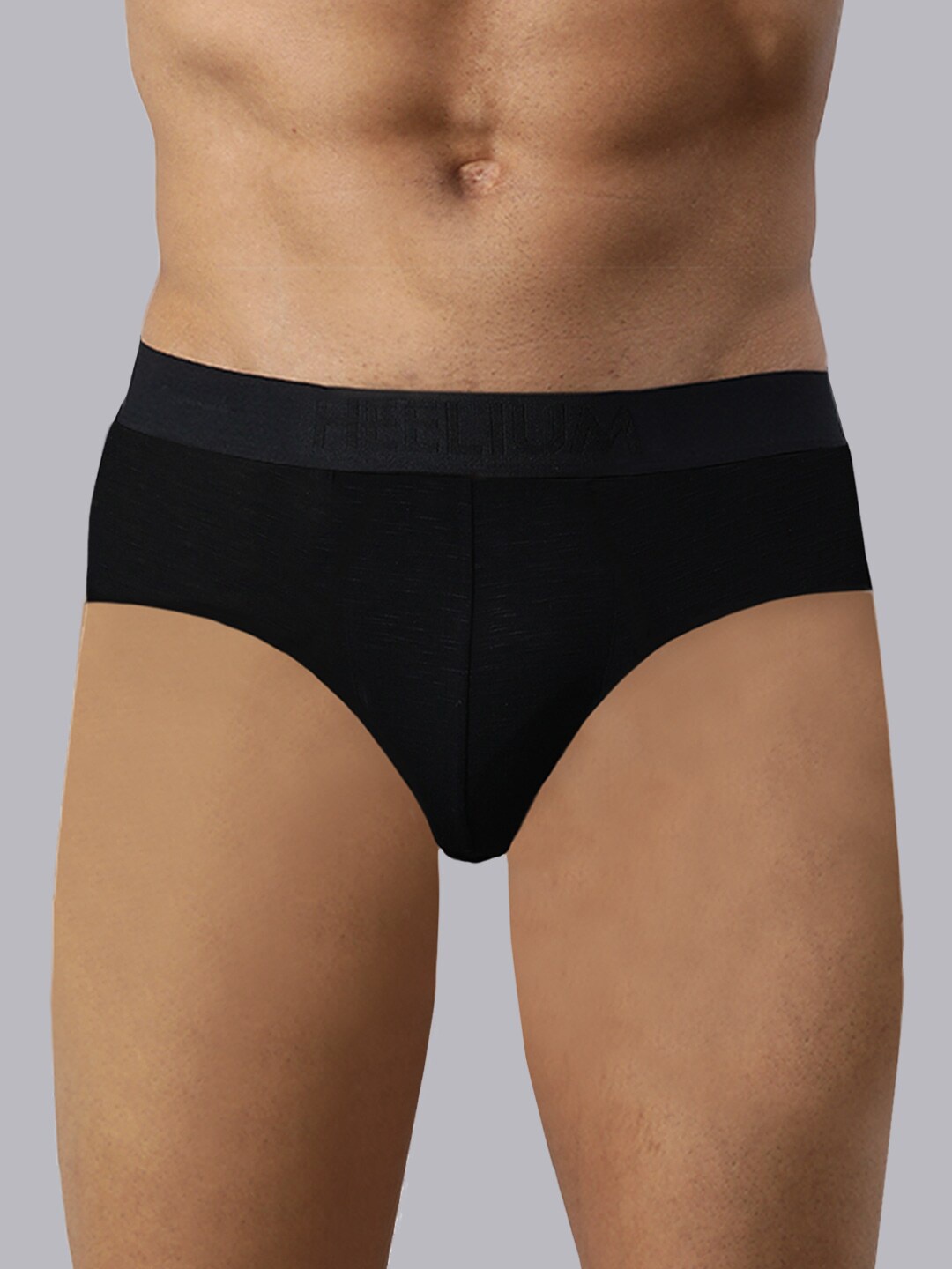

Heelium Men Bamboo Super Soft & Odour Free Comfort Fit Brief, Black