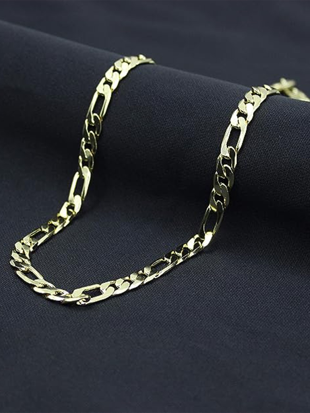 

KARISHMA KREATIONS Unisex Gold-Plated Stainless Steel Chain