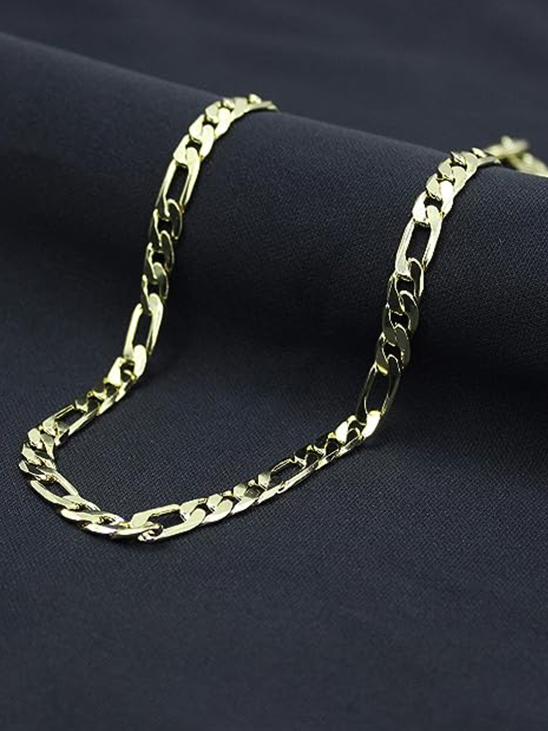 

KARISHMA KREATIONS Unisex Gold-Plated Stainless Steel Chain