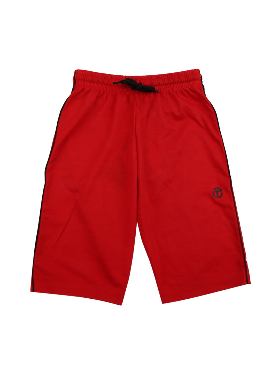 

V-Mart Boys Mid-Rise Cotton Shorts, Red