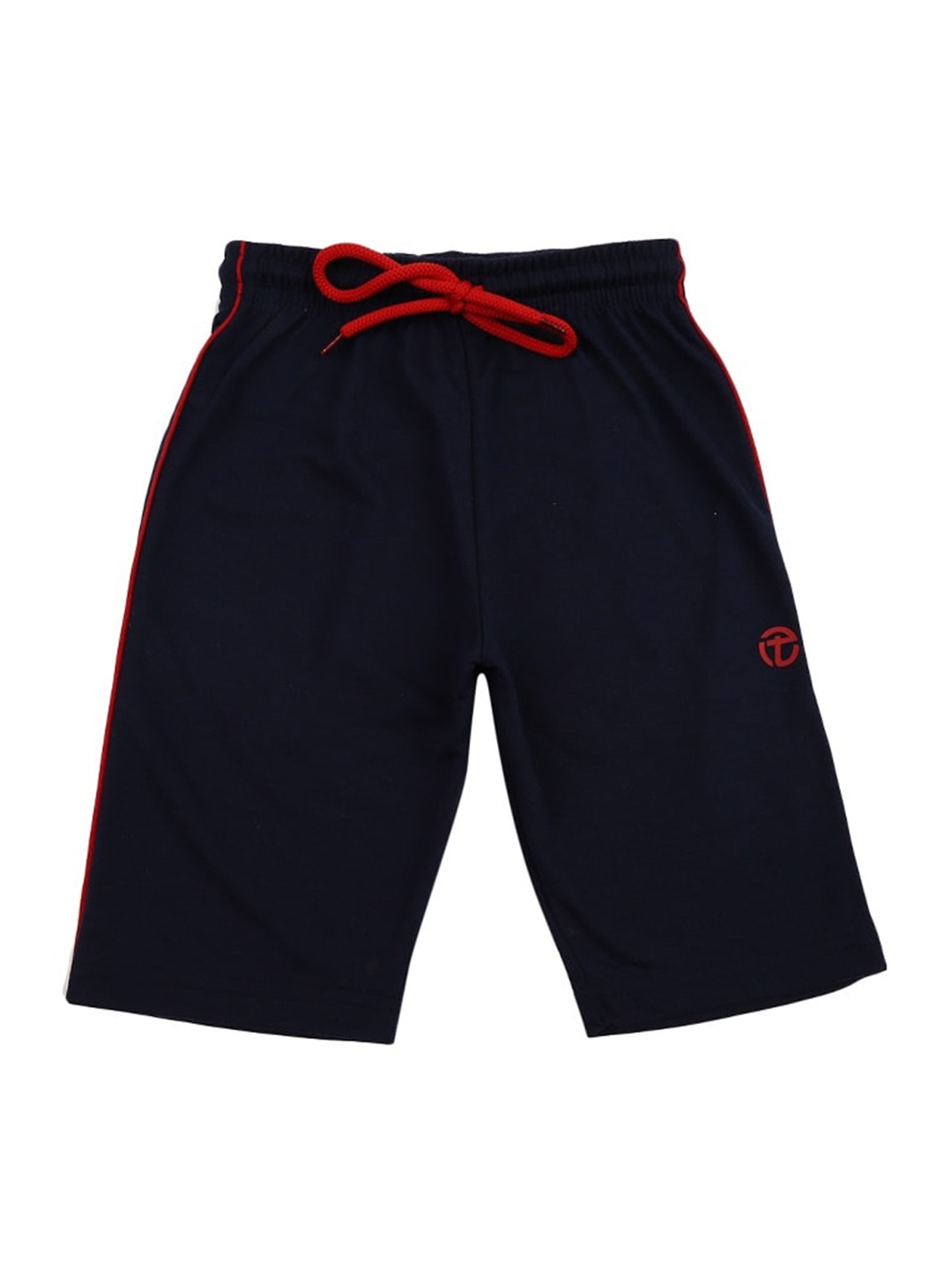

V-Mart Boys Mid-Rise Cotton Shorts, Blue