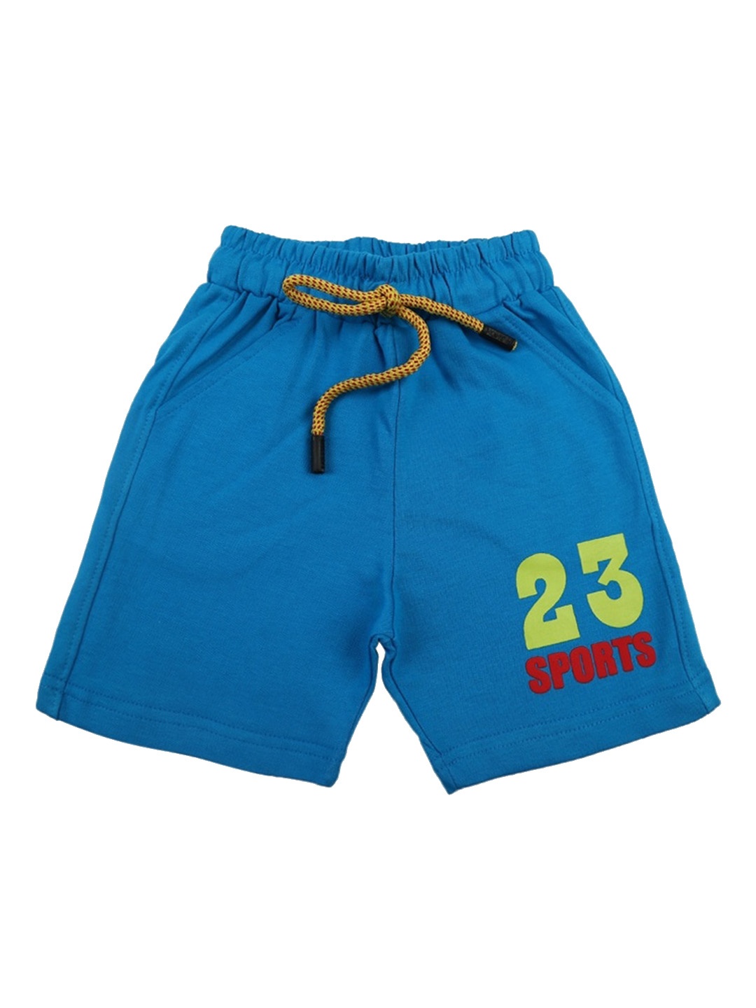

V-Mart Boys Mid-Rise Cotton Shorts, Blue