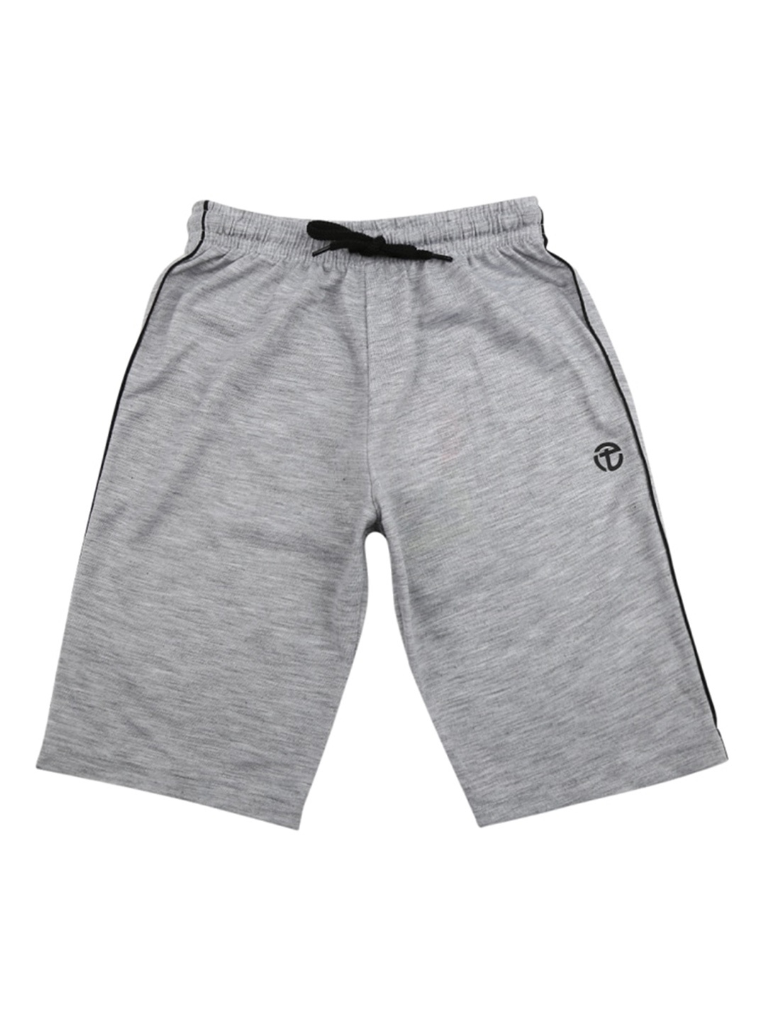 

V-Mart Boys Mid-Rise Cotton Shorts, Grey