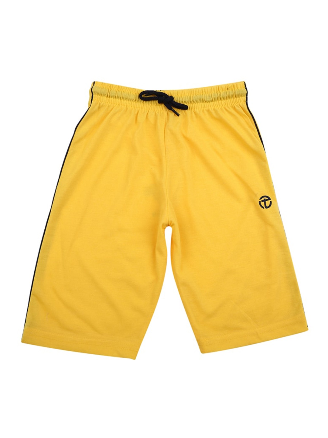 

V-Mart Boys Mid Rise Cotton Shorts, Yellow