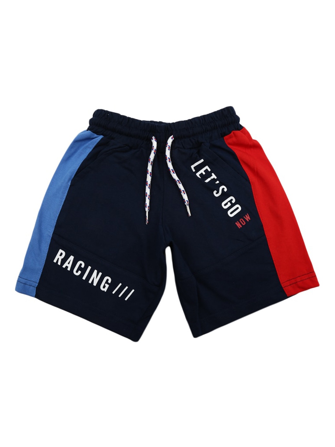 

V-Mart Boys Colourblocked Shorts, Blue