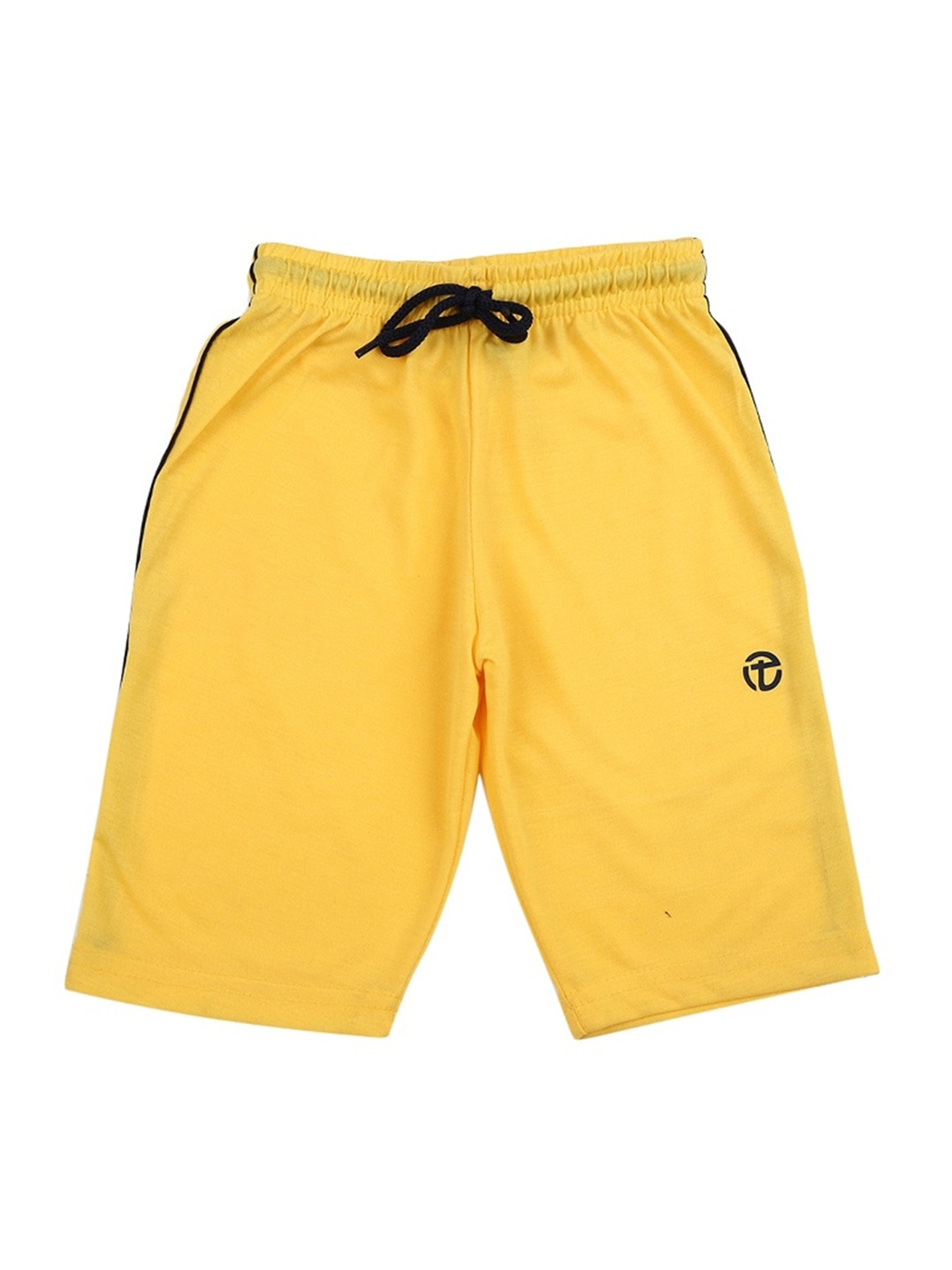 

V-Mart Boys Cotton Shorts, Yellow