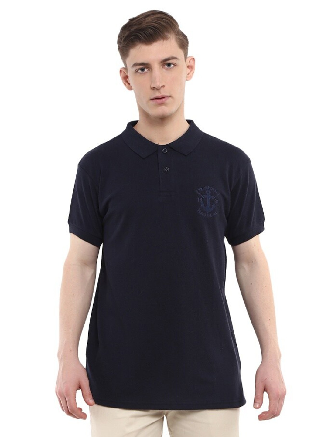 

V-Mart Polo Collar Short Sleeves T-shirt, Blue