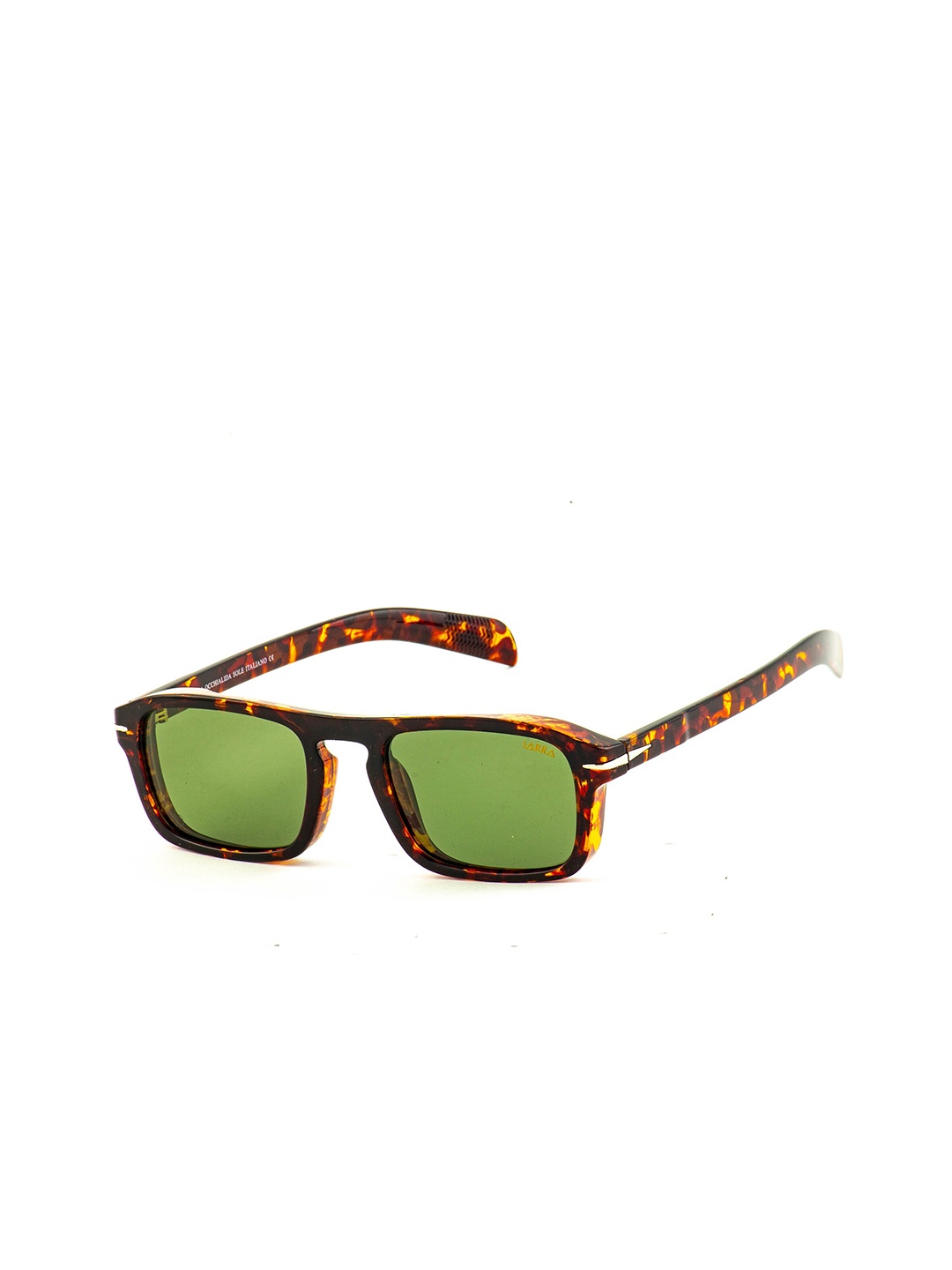 

IARRA Men Rectangle Sunglasses with Polarised Lens IA-5114-C3, Green