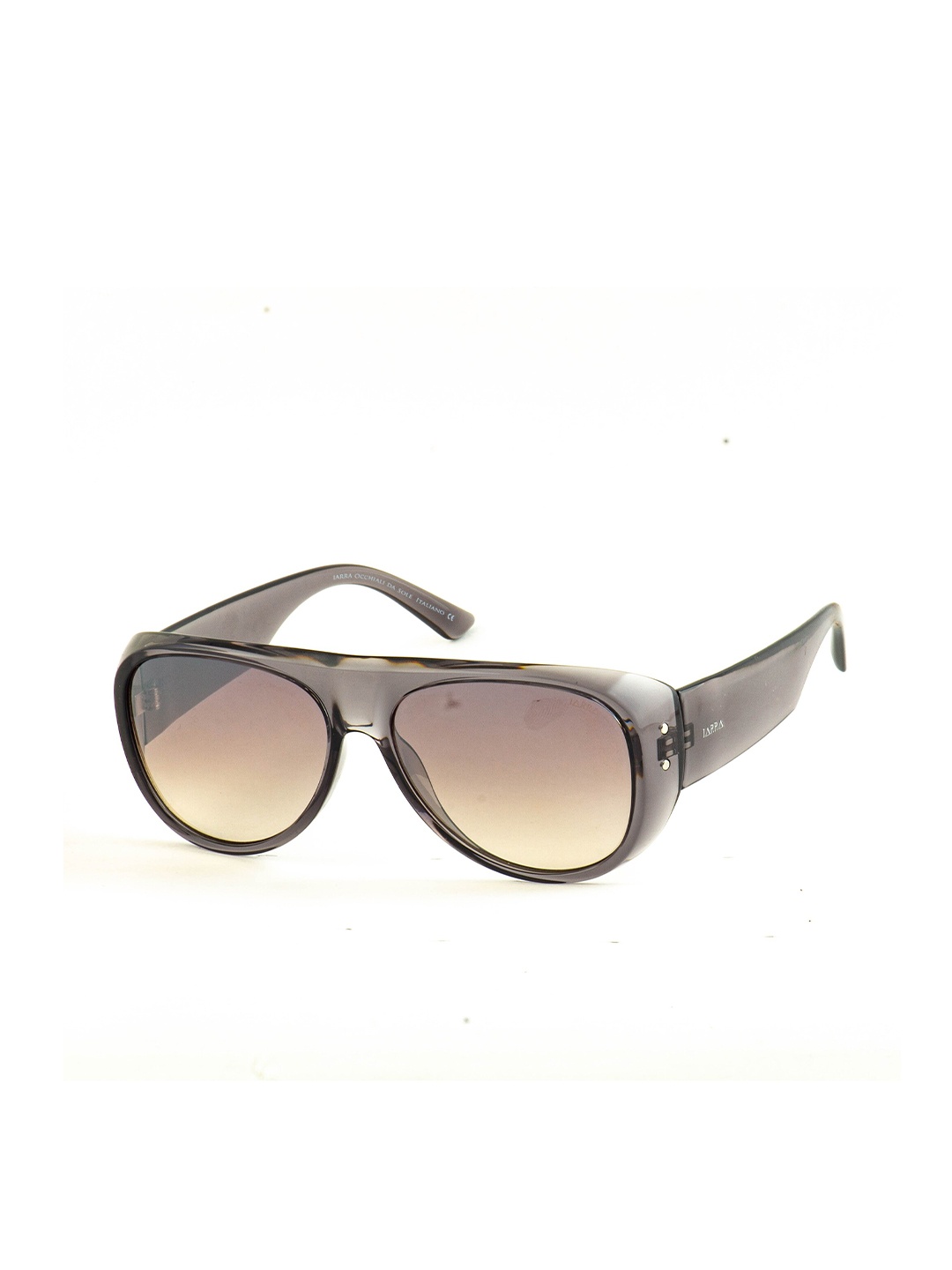 

IARRA Full Rim Oval Sunglasses IA 985-C2, Grey