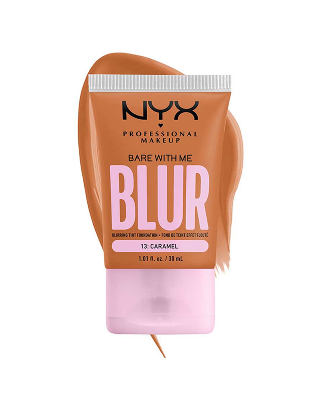 

NYX PROFESSIONAL MAKEUP Bare With Me Blur Tint Foundation 30 ml - Caramel 13, Brown