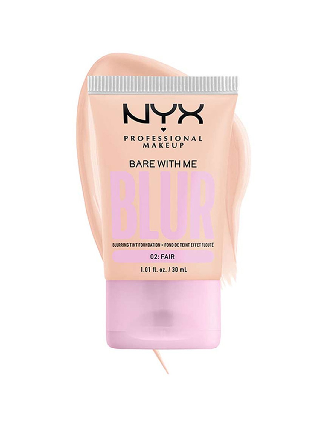 

NYX PROFESSIONAL MAKEUP Bare With Me Blur Tint Foundation 30 ml - Fair 02, Na