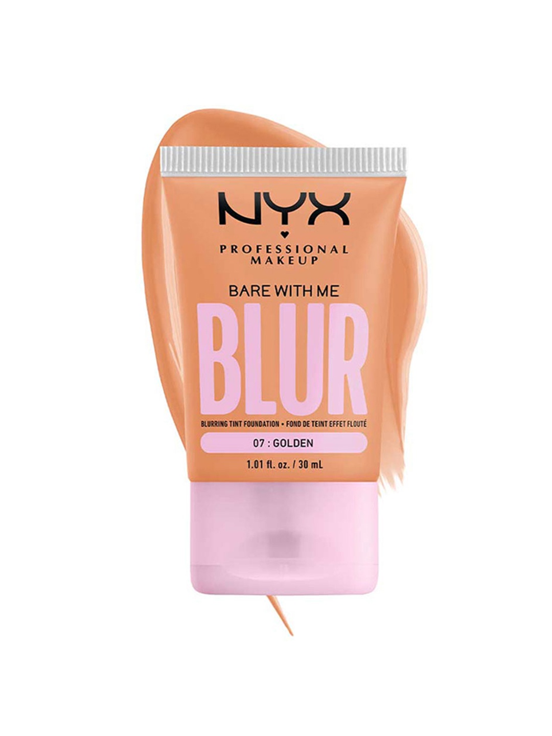 

NYX PROFESSIONAL MAKEUP Bare With Me Blur Tint Foundation 30 ml - Golden 07, Nude