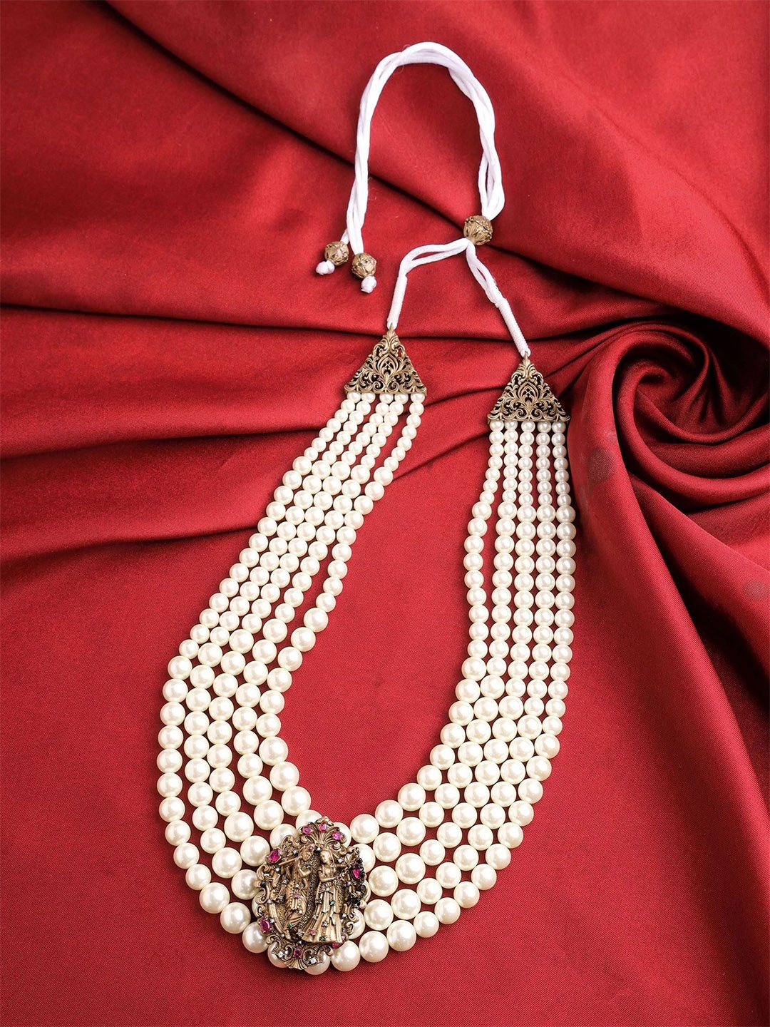

COSA NOSTRAA Antique Statement Necklace, Metallic