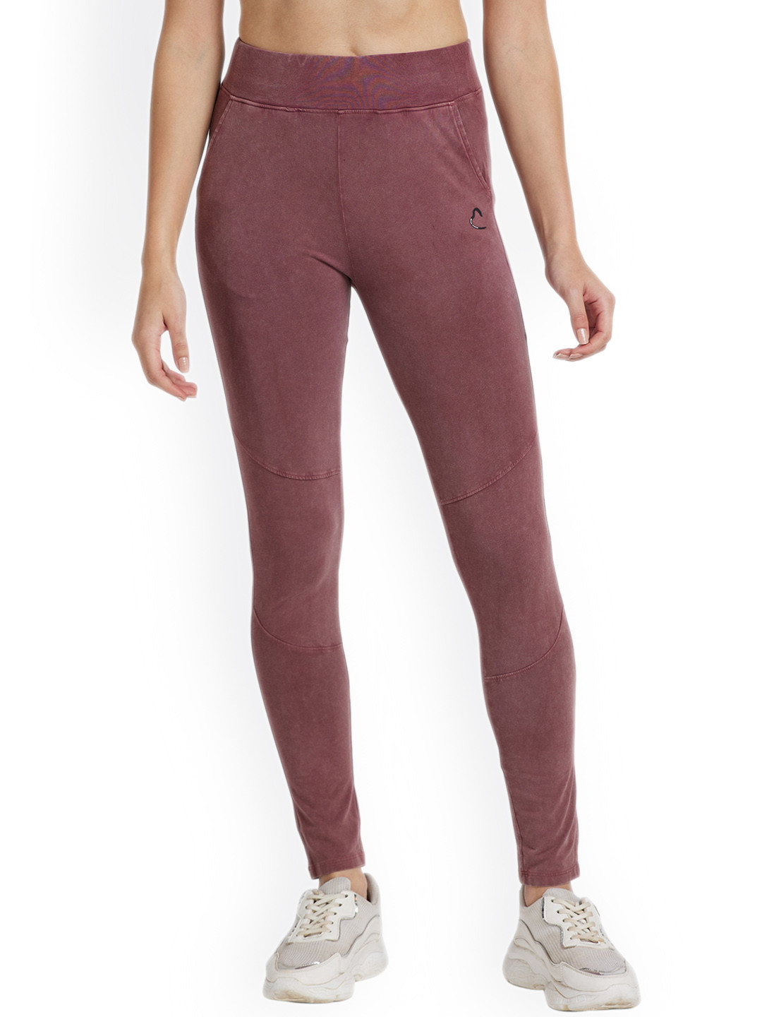 

Being Human Cotton Ankle-Length Leggings, Red