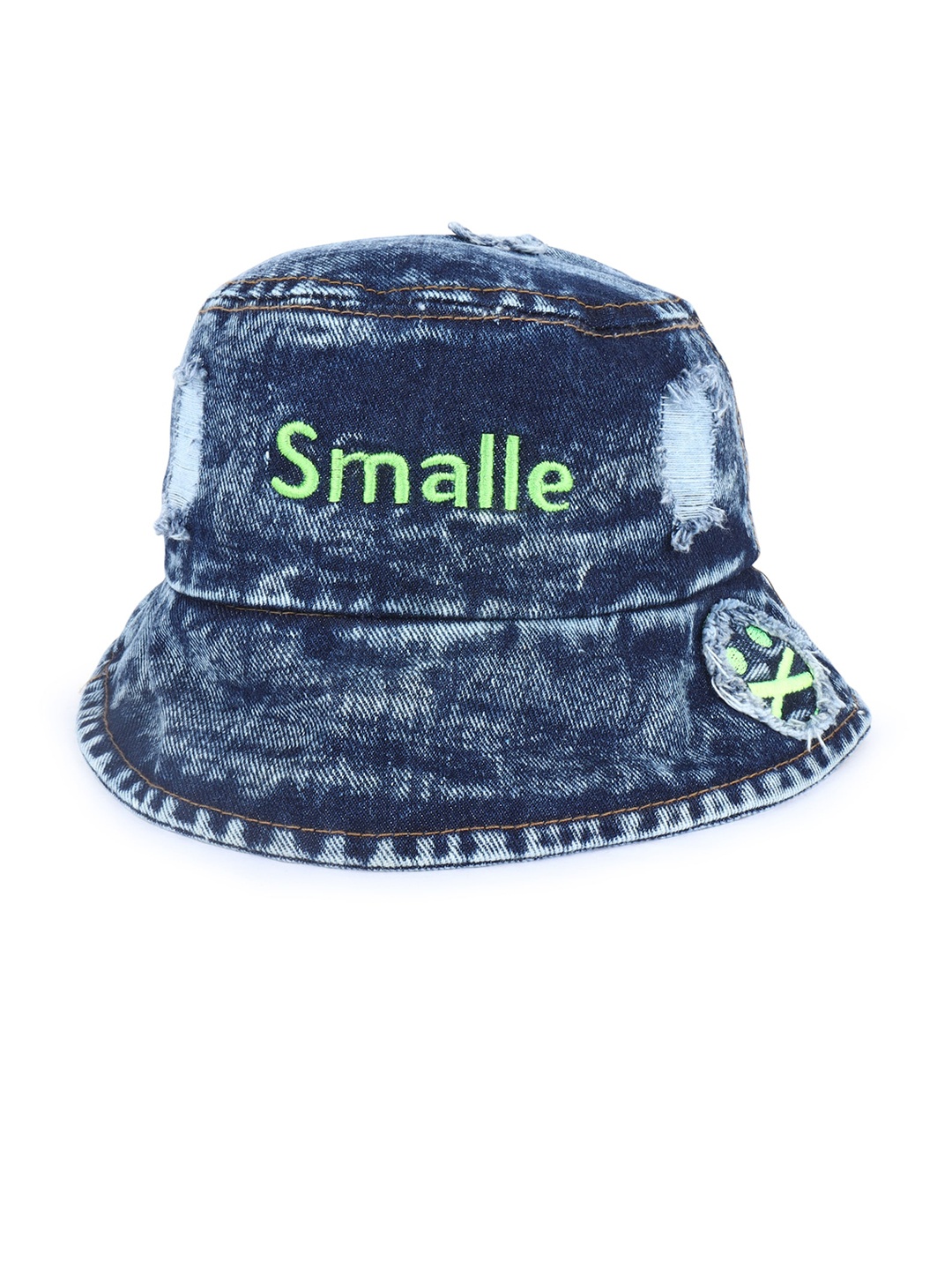 

Zacharias Kids Textured Cotton Bucket Hat, Blue