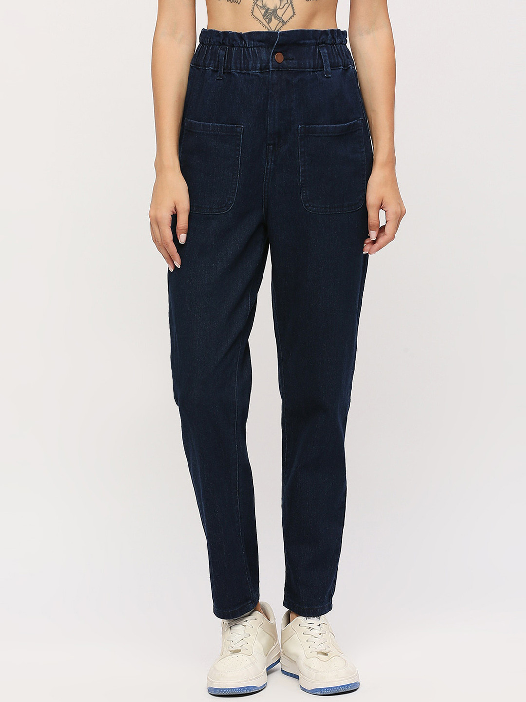 

Harvard Slouchy Fit Stretchable Jeans, Na