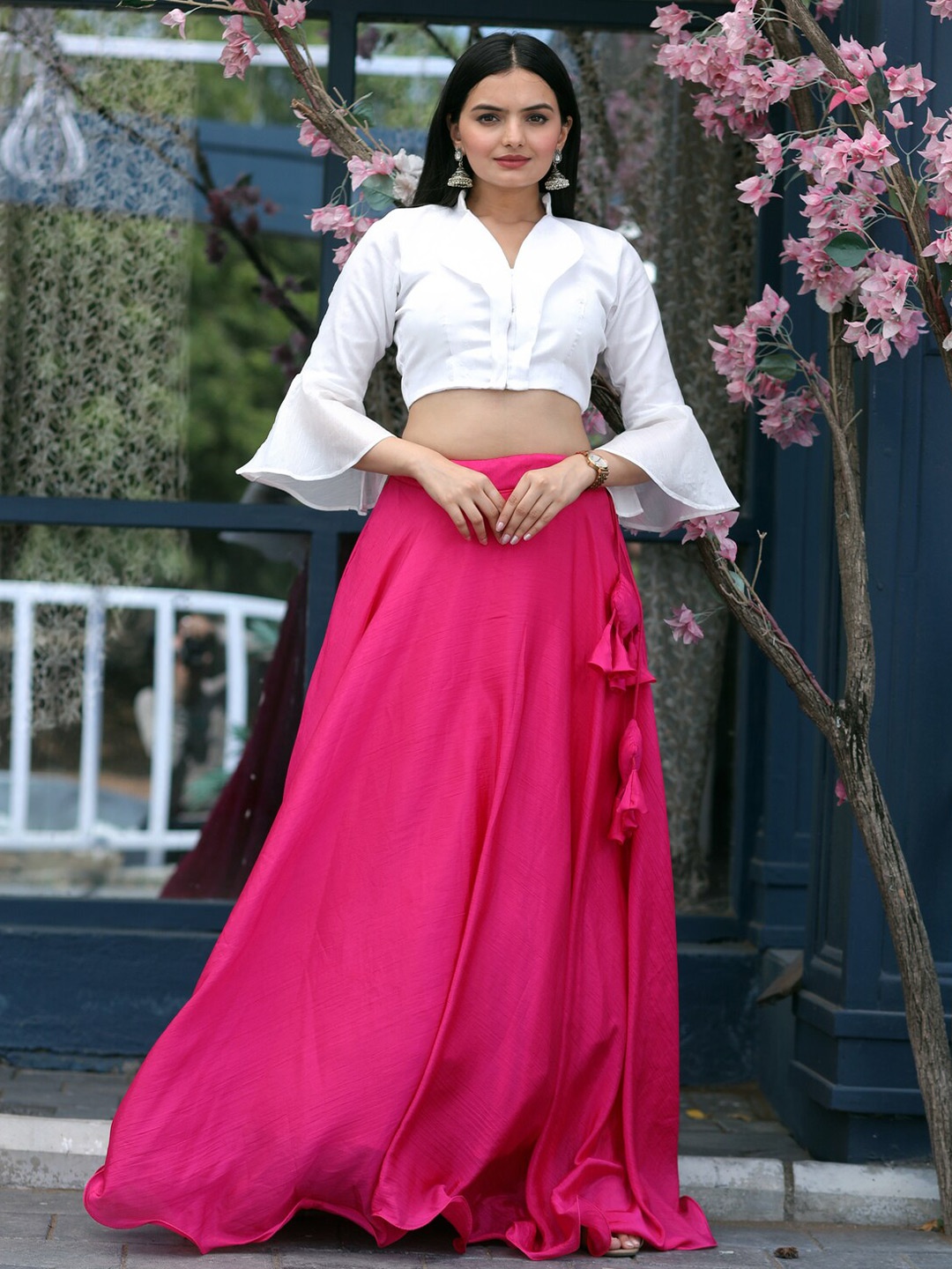 

PMD Fashion Ready To Wear Lehenga Choli, Pink