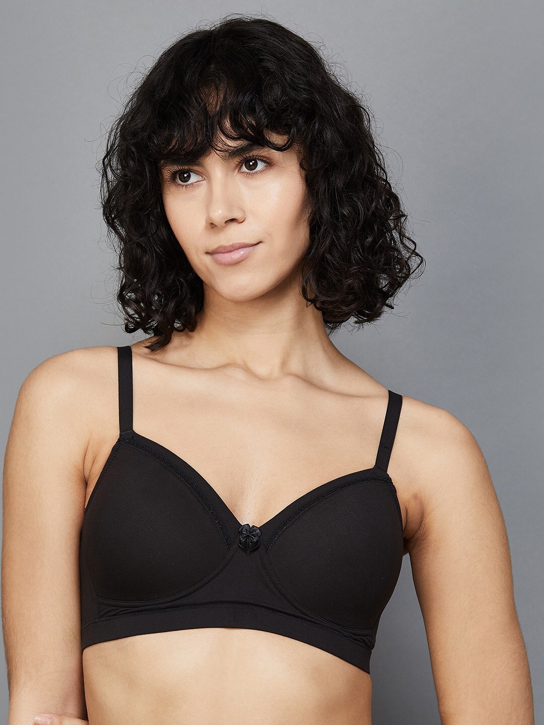 

Ginger by Lifestyle Full Coverage Lightly Padded Everyday Bra With UV Protection, Black