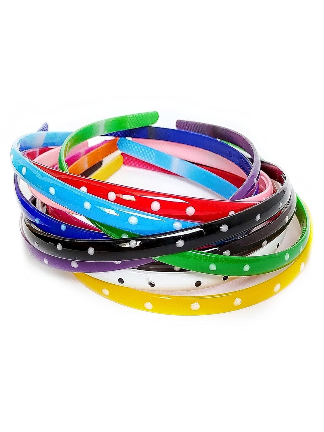 

ANNA CREATIONS Set Of 12 Hairband, Red