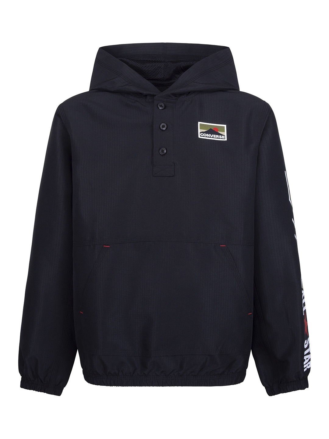 

Converse Boys Striped Hooded Pullover Sweatshirt, Black
