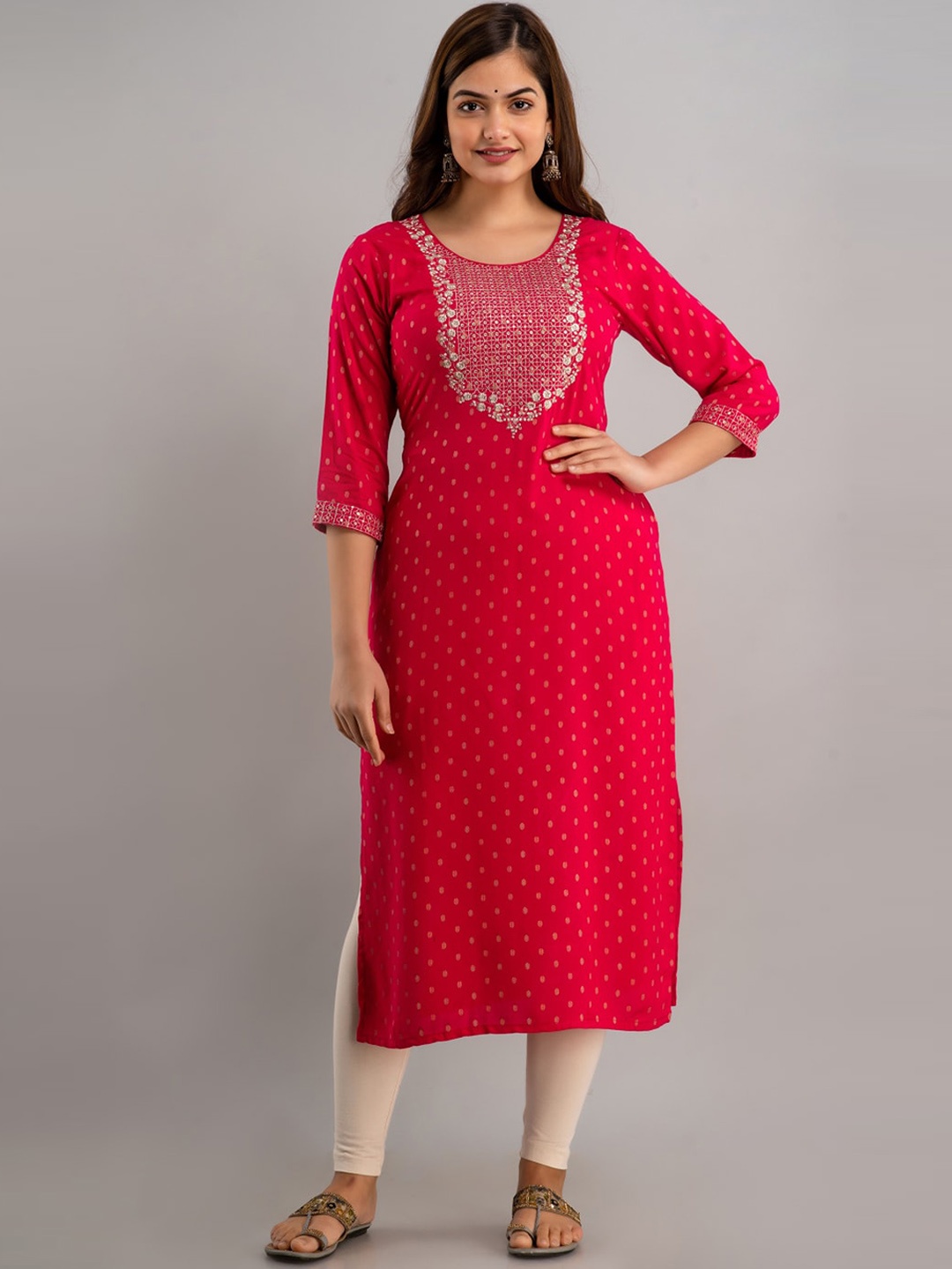 

NISHABD Women Pink Kurta