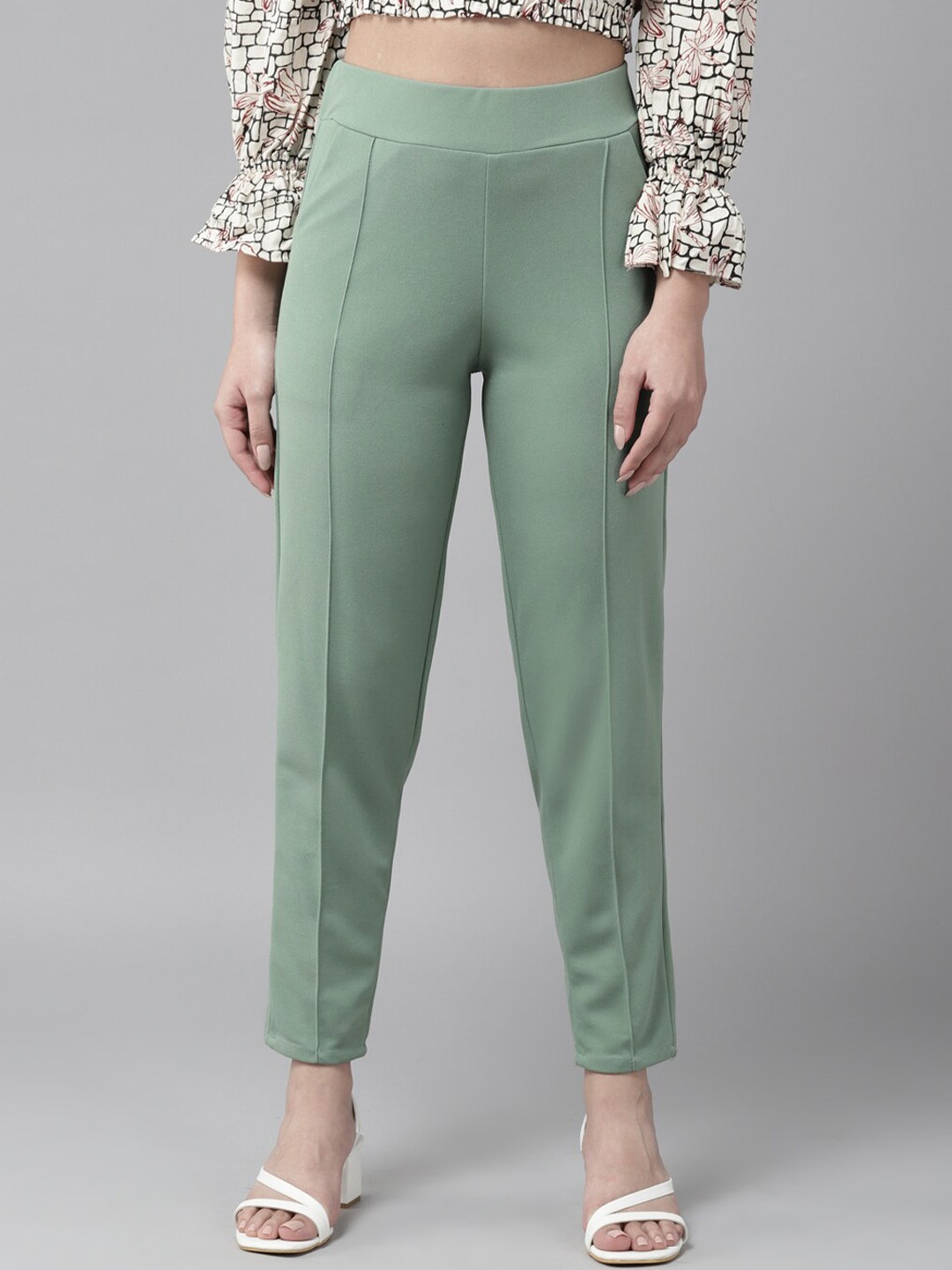 

BAESD Women Mid-Rise Relaxed-Fit Track Pant, Green