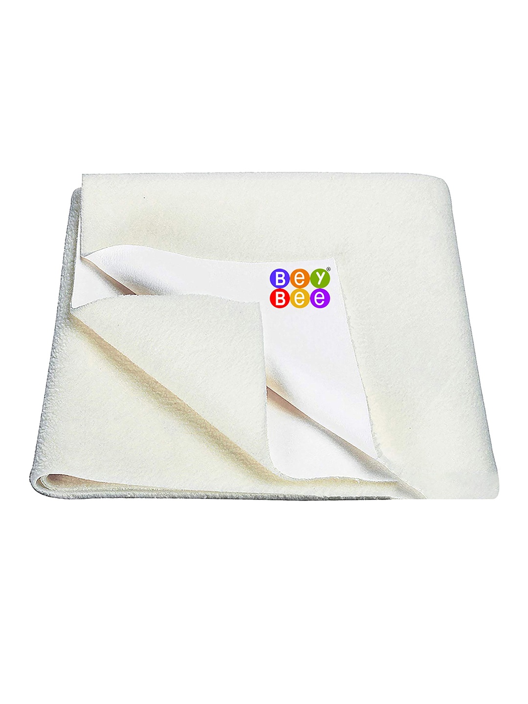 

BeyBee Kids White Cotton Breathable Large Mattress Protector