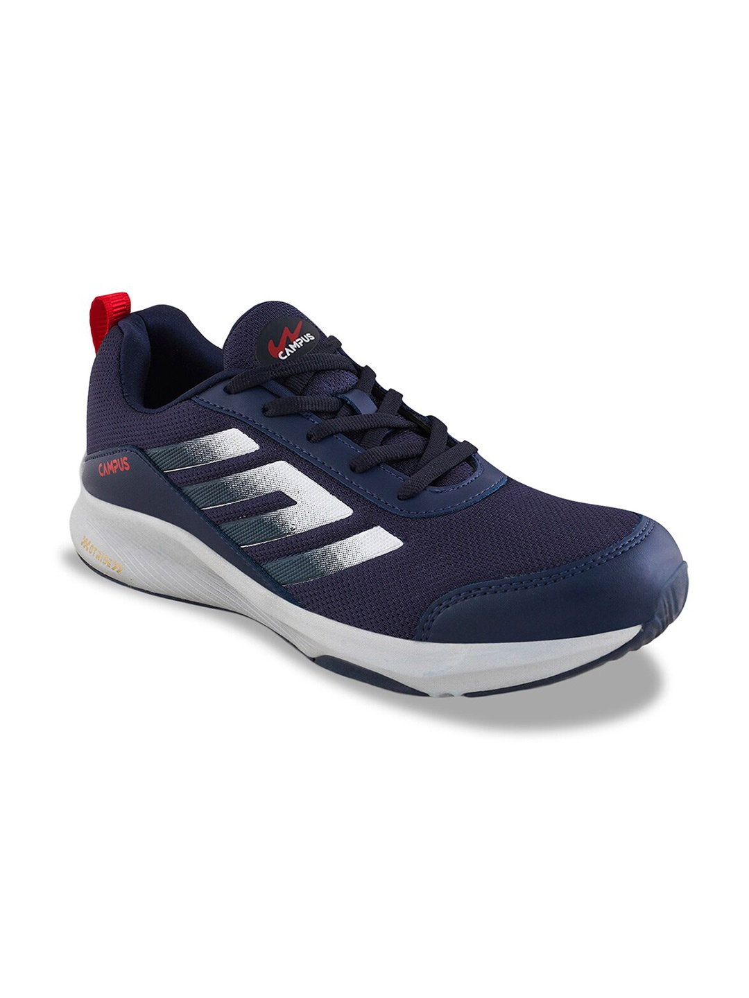 

Campus Men Mesh Running Shoes, Navy blue