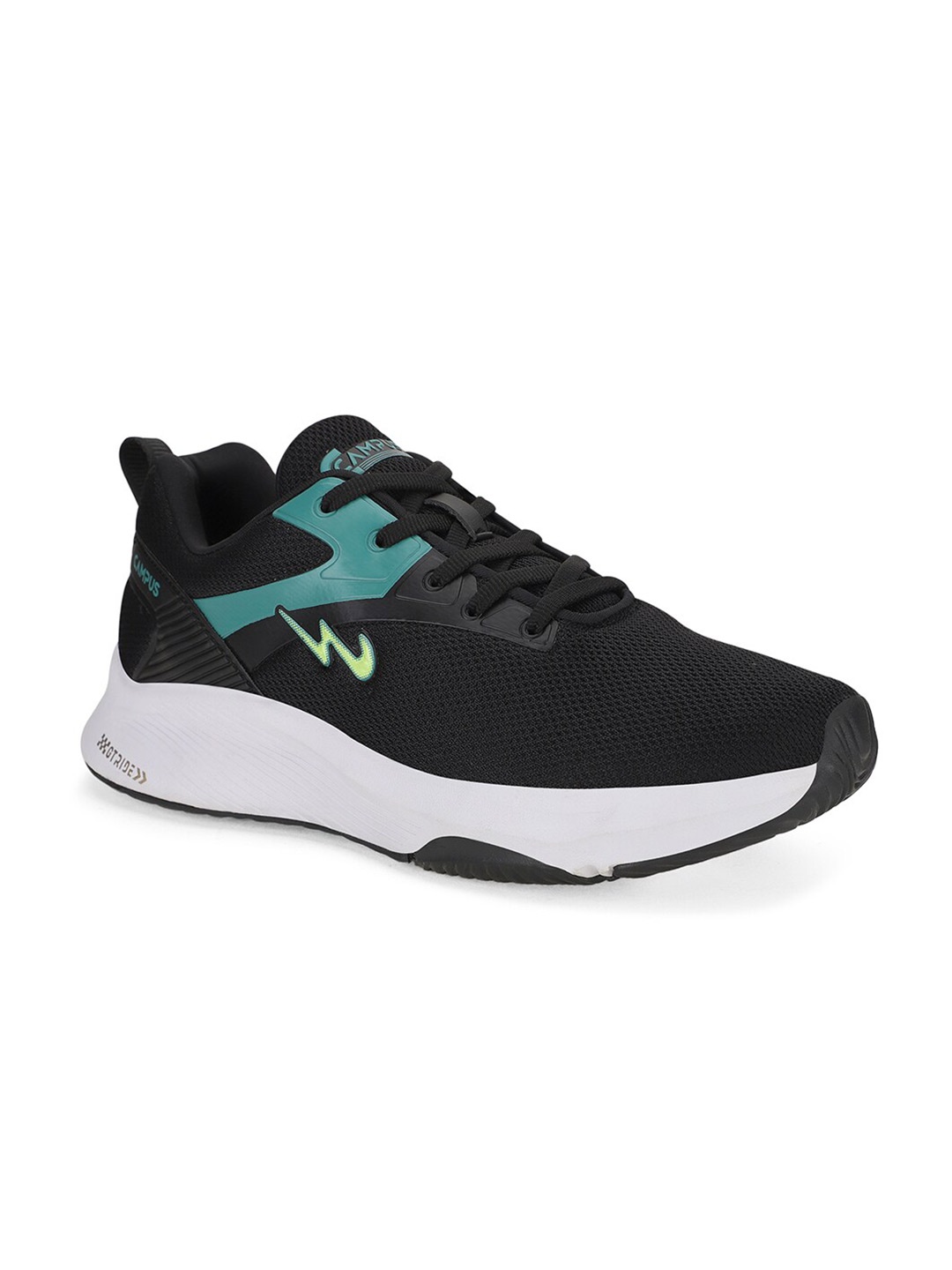 

Campus Scalo Men Black Mesh Running Sports Shoes