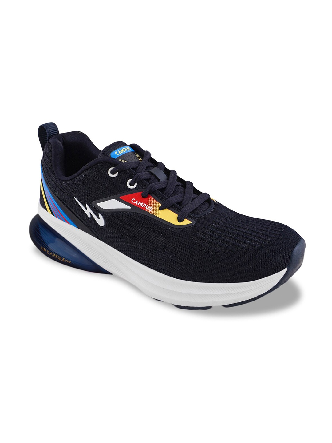 

Campus Men Textile Running Shoes, Navy blue