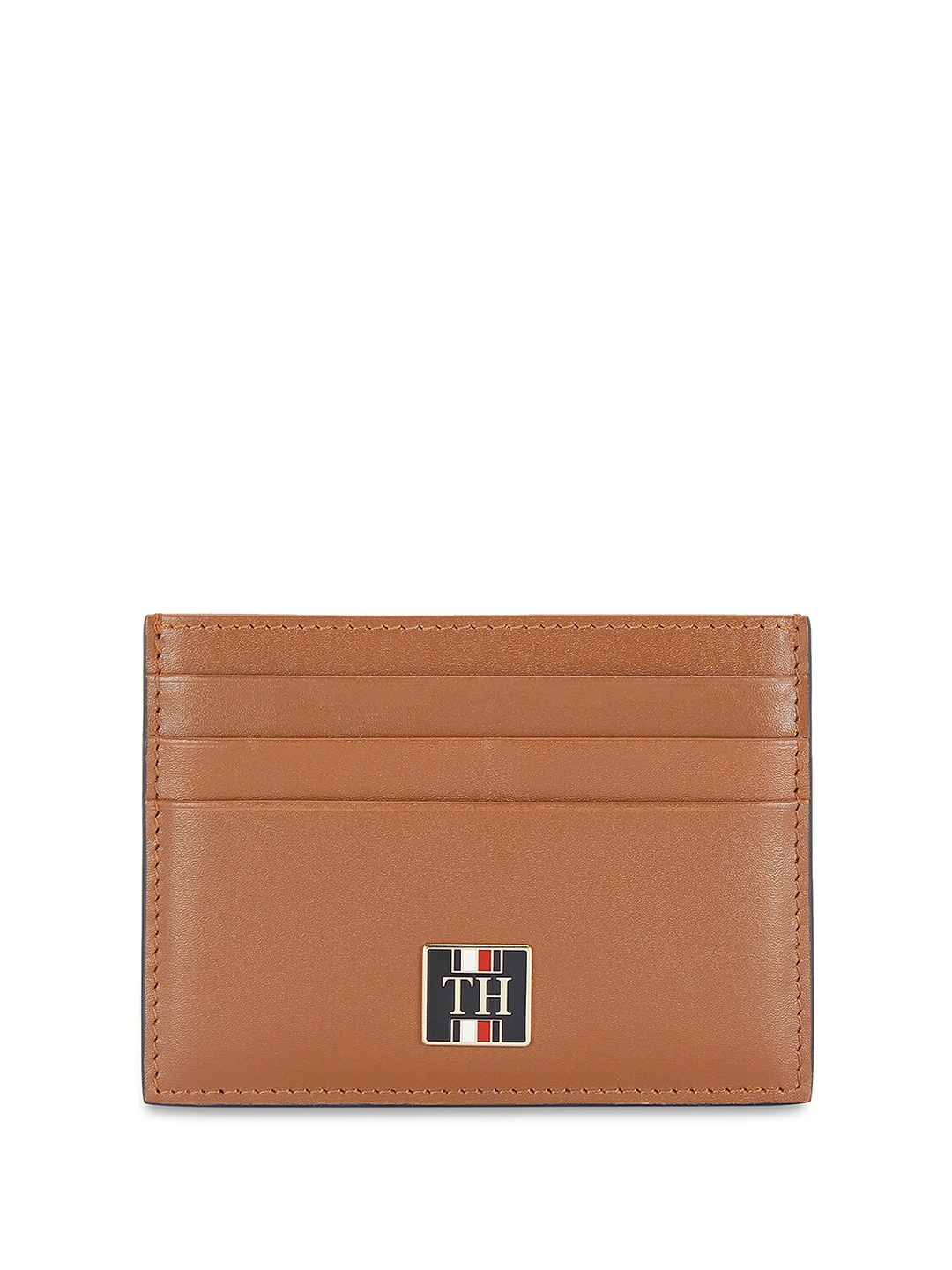 

Tommy Hilfiger Leather Card Holder, Tan