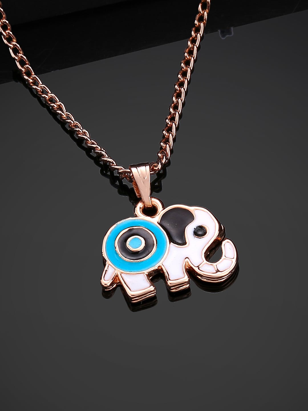 

Estele Rose Gold-Plated Pendant With Chain