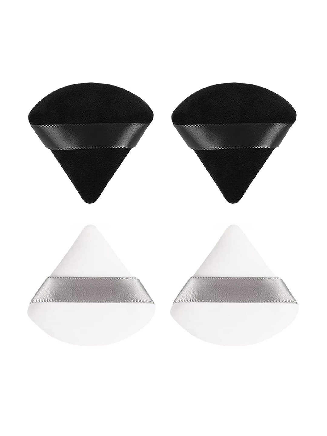 

DALUCI Set of 4 Professional Triangle Pizza Puff with Strap - Black & White