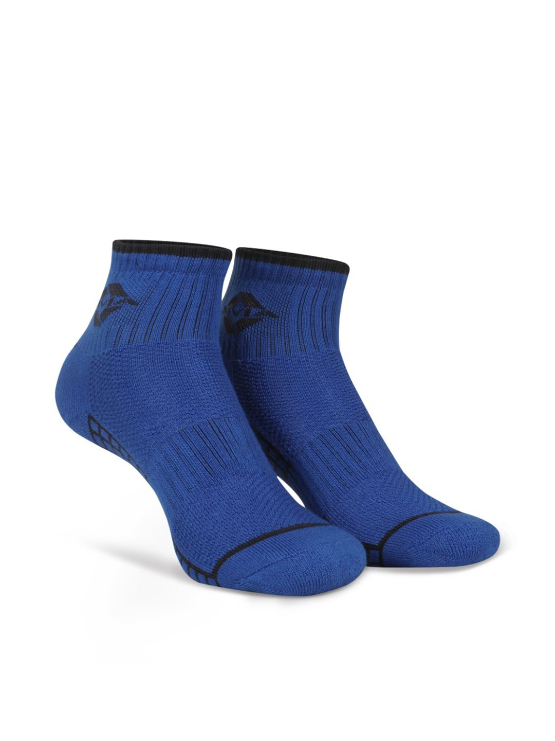 

NIVIA Unisex Patterned Ankle-Length Cotton Sports Socks, Blue