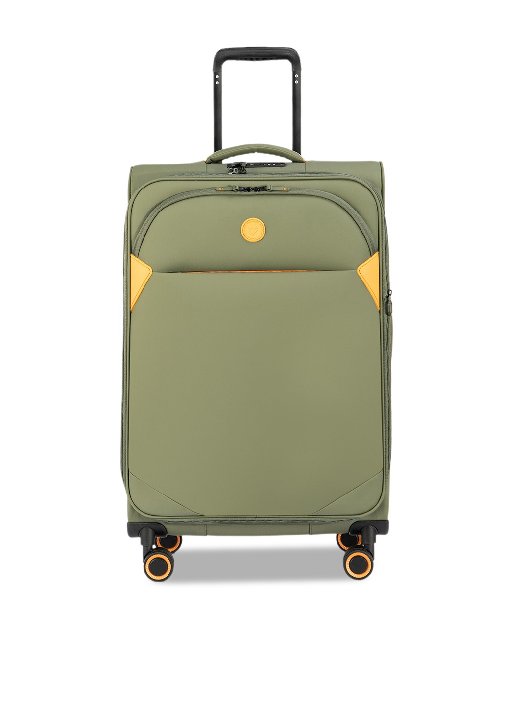 

VERAGE Softside Expandable Spinner Wheel Cabin Trolley Suitcase, Green