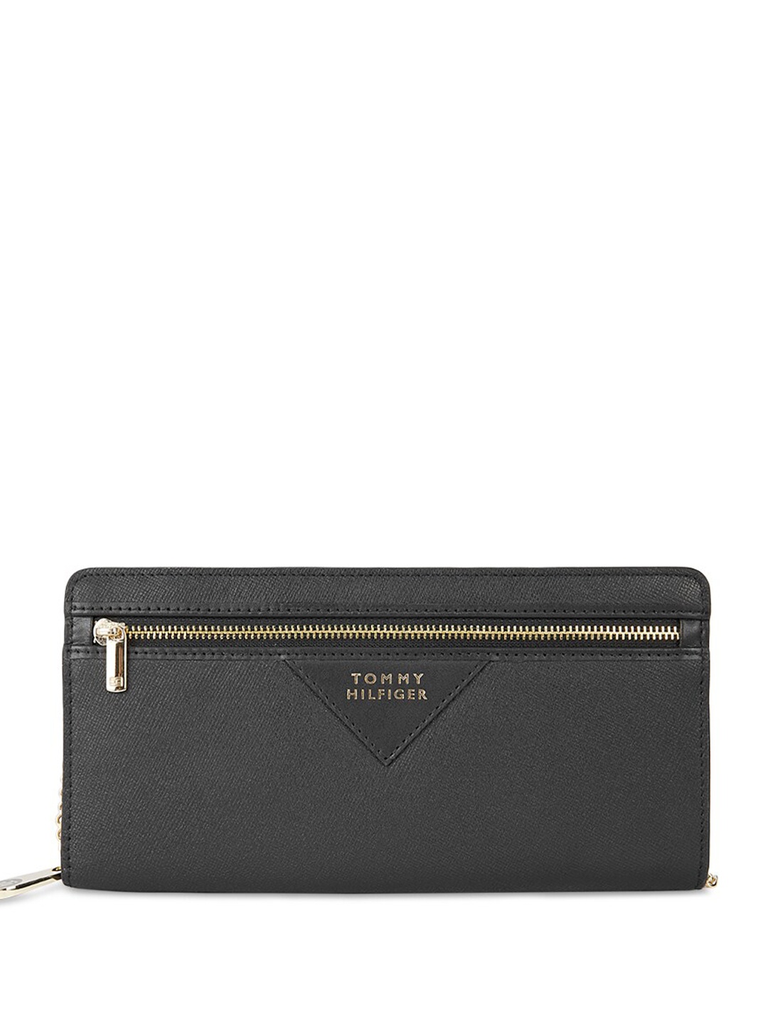 

Tommy Hilfiger Women Textured Zip Around Wallet, Black