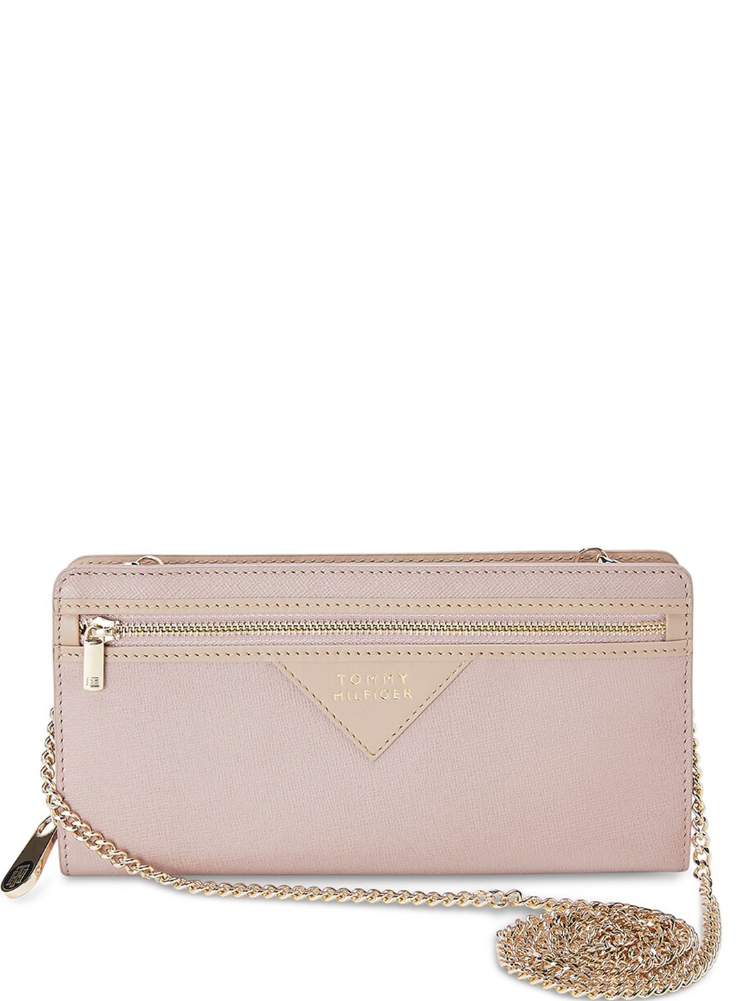 

Tommy Hilfiger Women Textured Zip Around Wallet, Pink