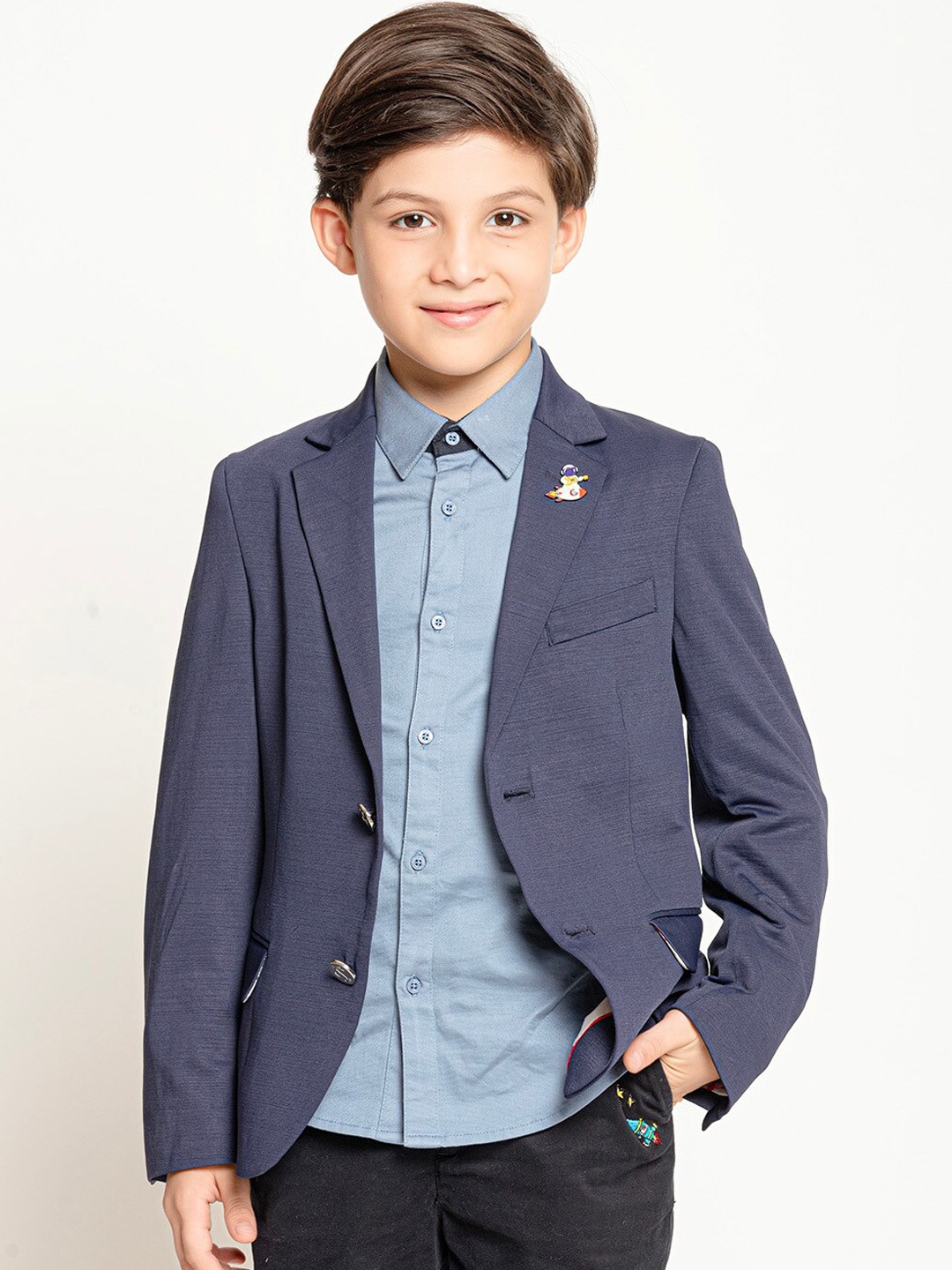 

One Friday Boys Single Breasted Blazer, Navy blue