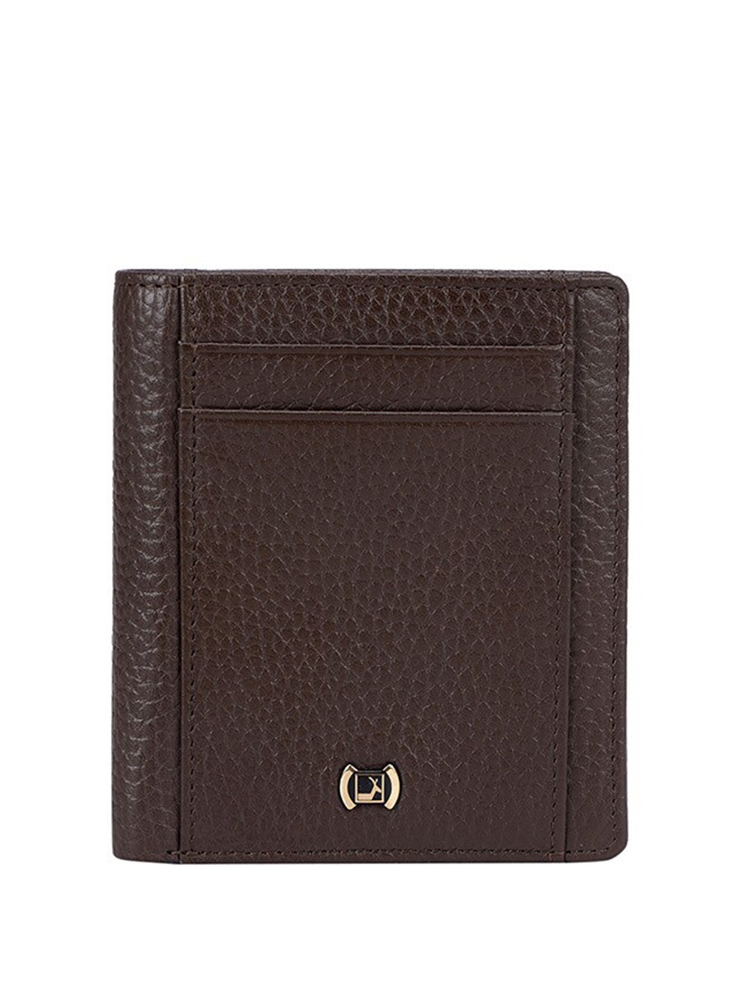 

Da Milano Women Leather Two Fold Wallet, Brown