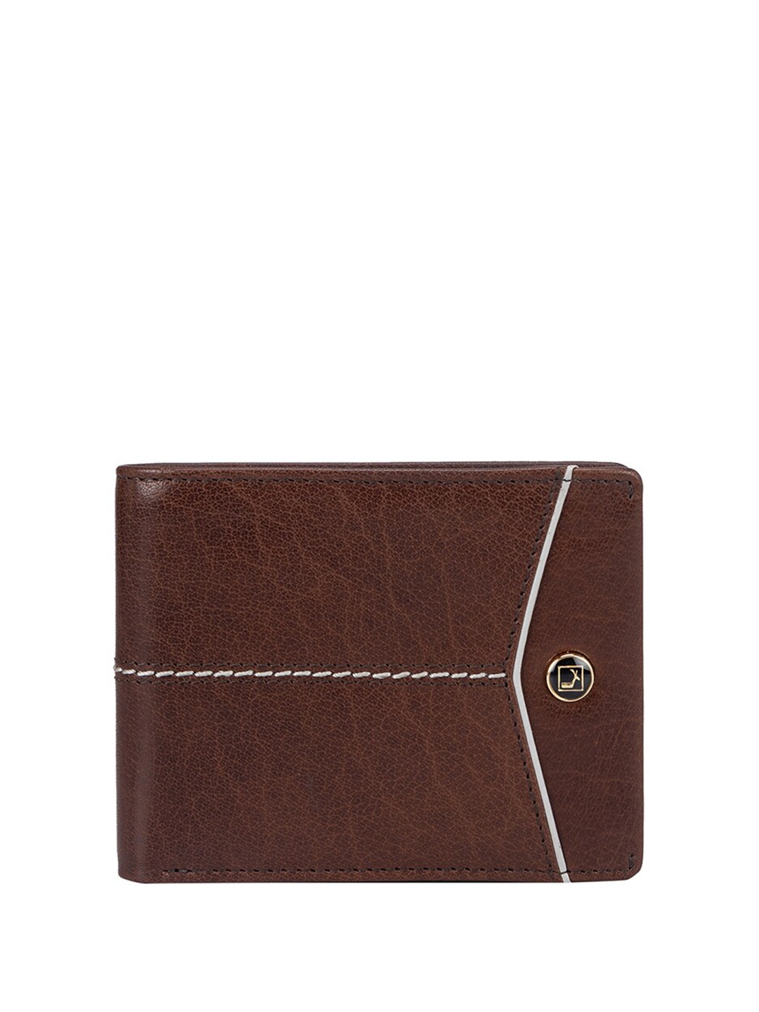 

Da Milano Women Leather Two Fold Wallet, Brown