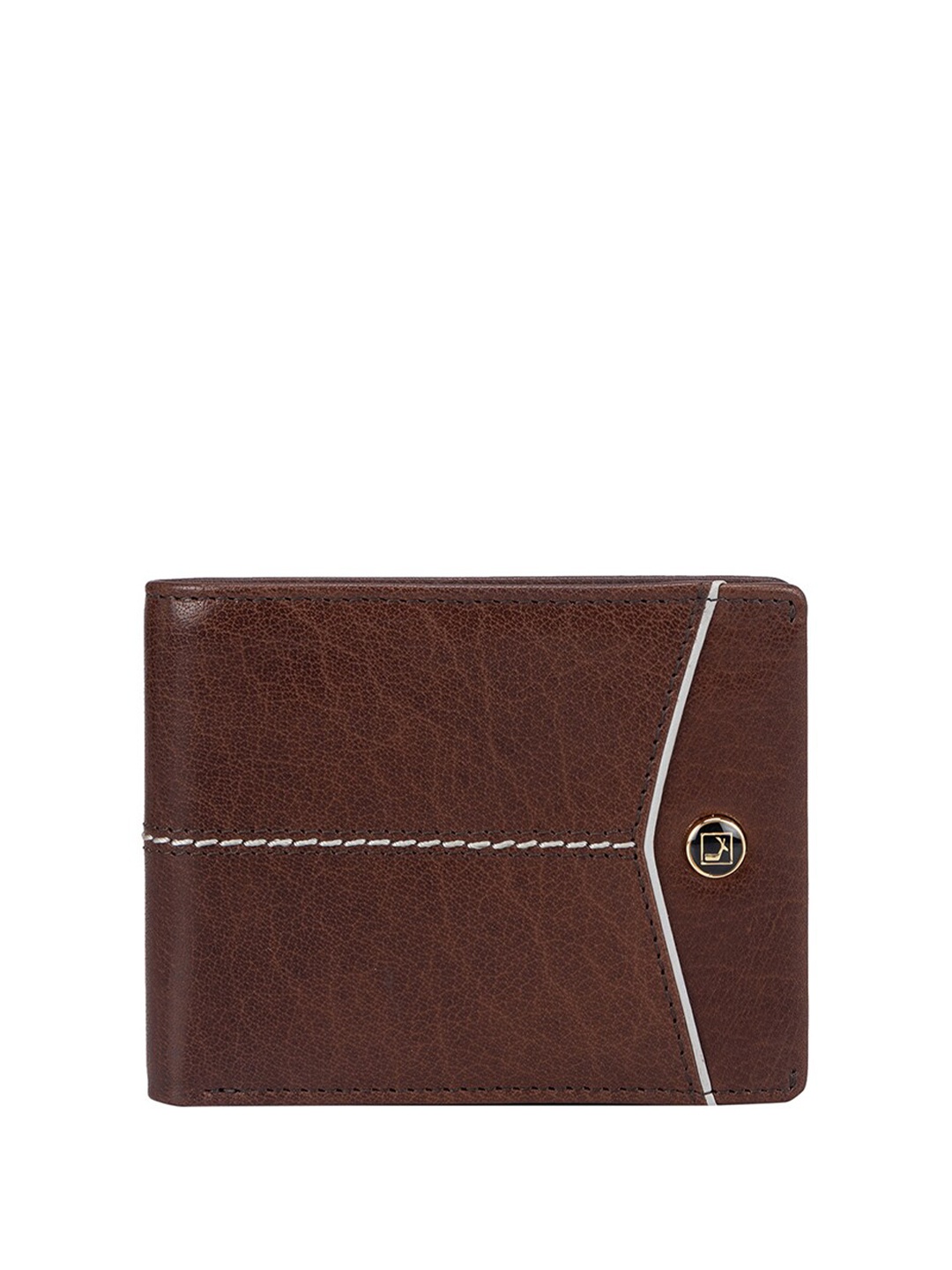 

Da Milano Women Leather Two Fold Wallet, Brown