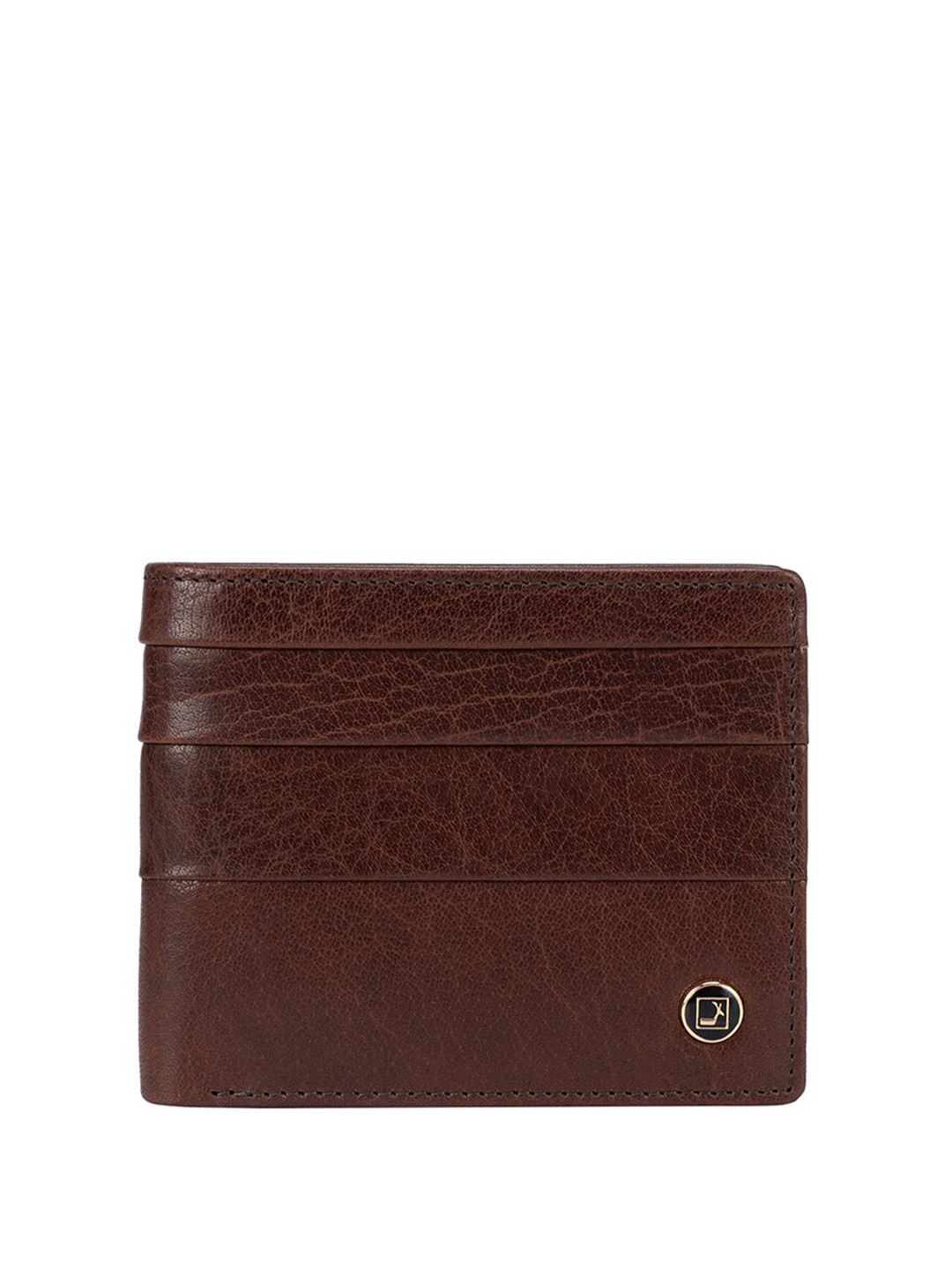 

Da Milano Women Leather Two Fold Wallet, Brown
